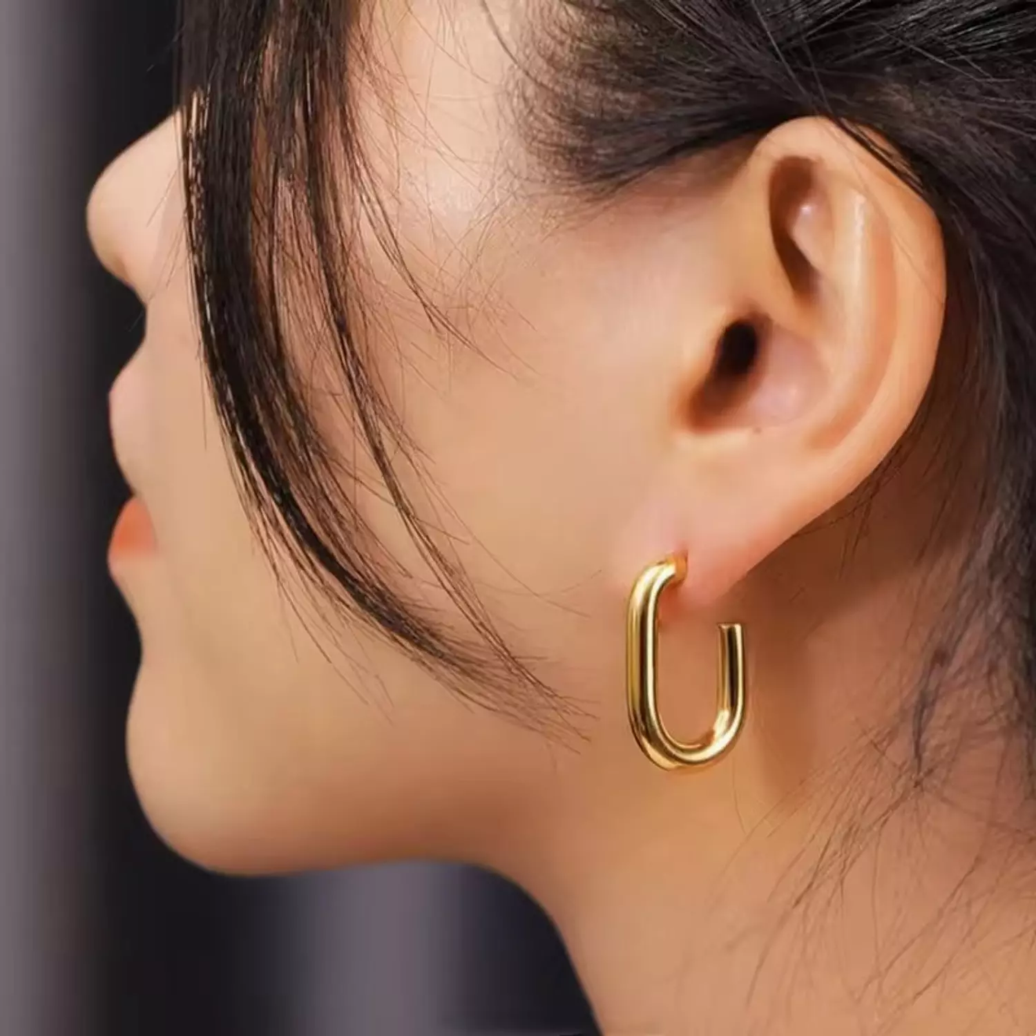 O shape earring  image
