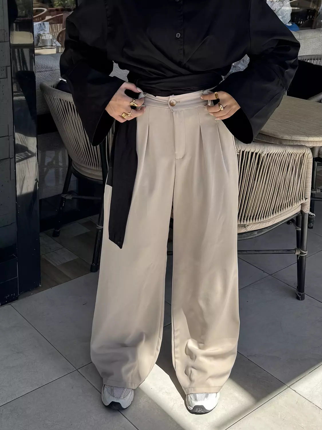 Beige Softness Pants image