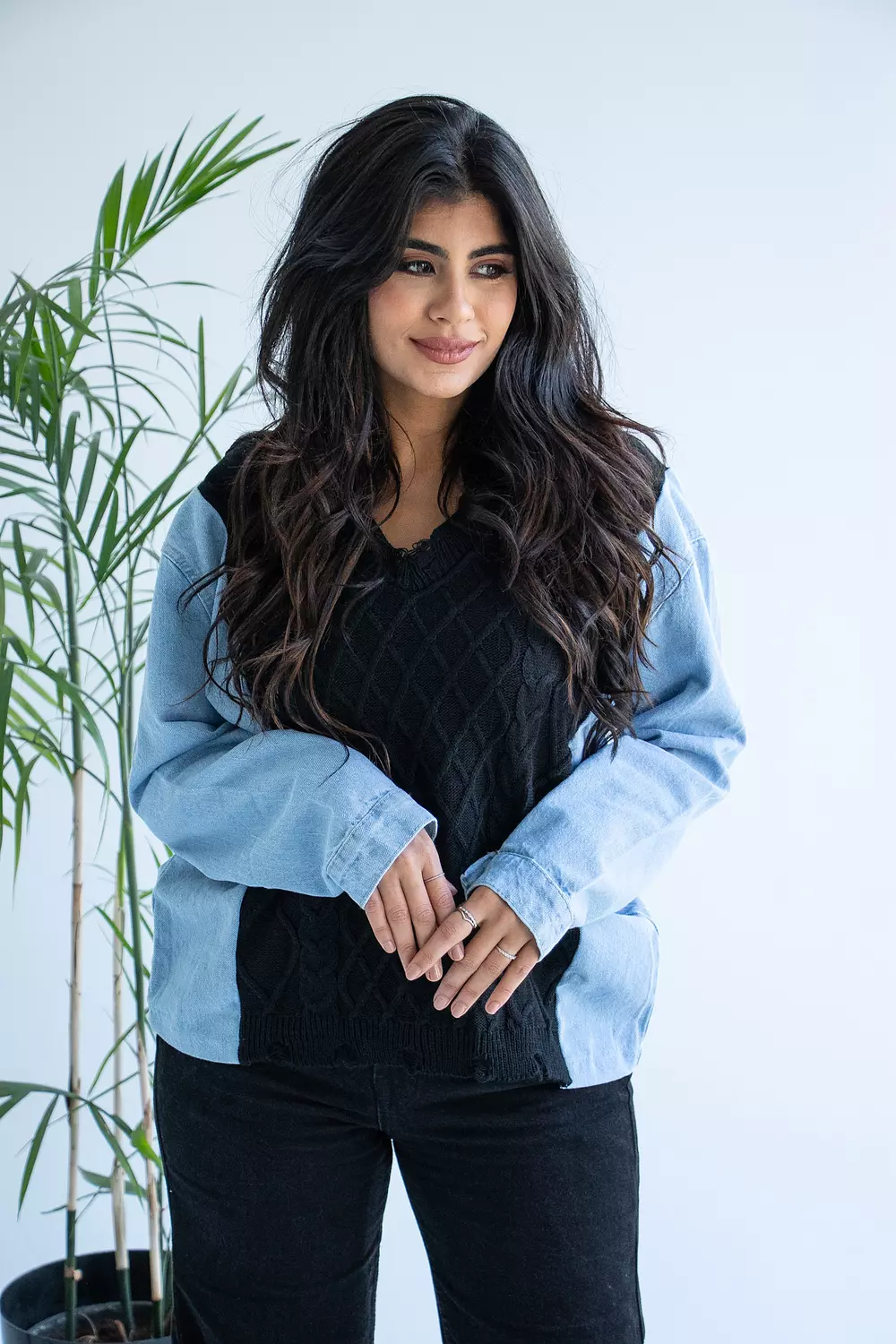 Wool and jeans shirt 9