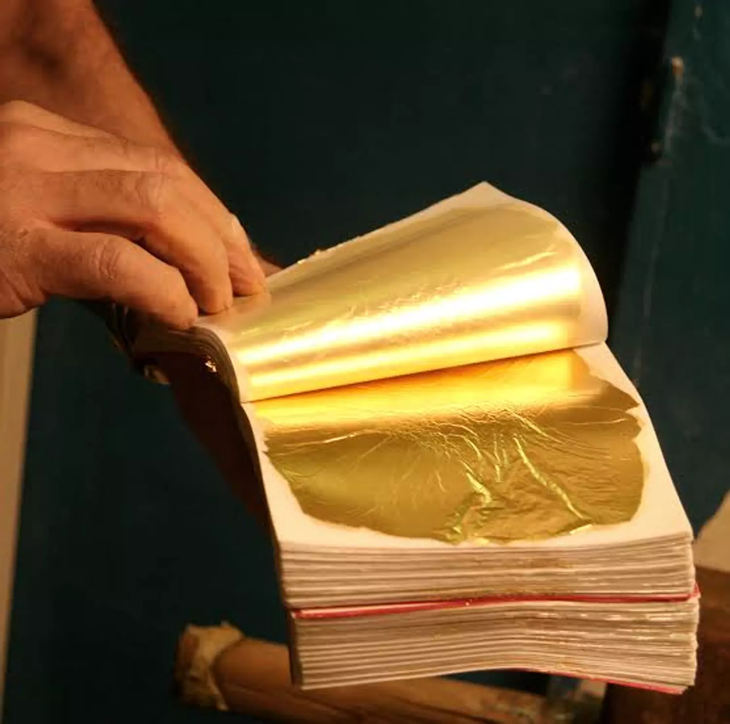 Gold leaf sheets 1