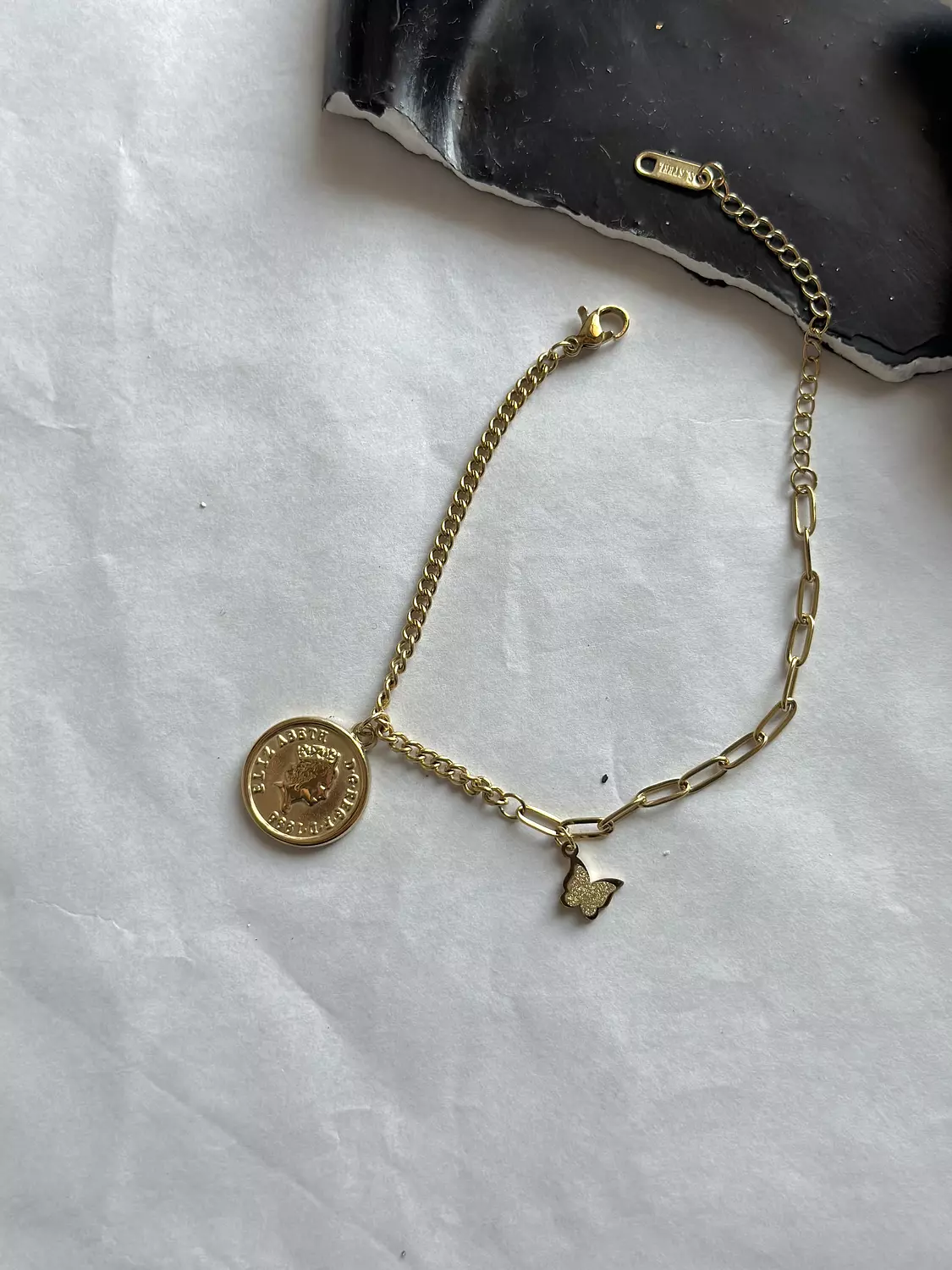 Coin x Butterfly Bracelet  image
