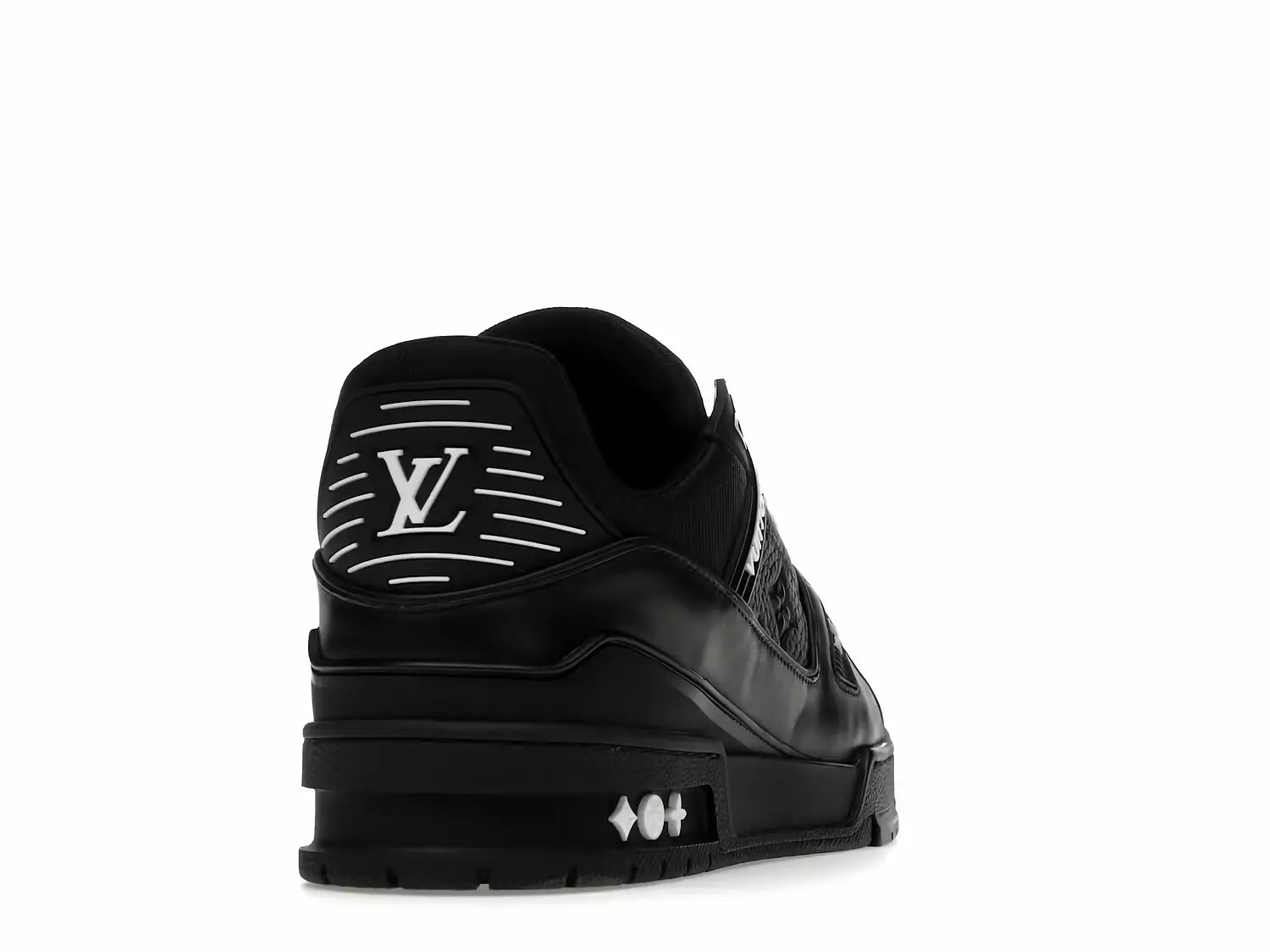 Louis Vuitton Trainer Black Embossed Monogram 3