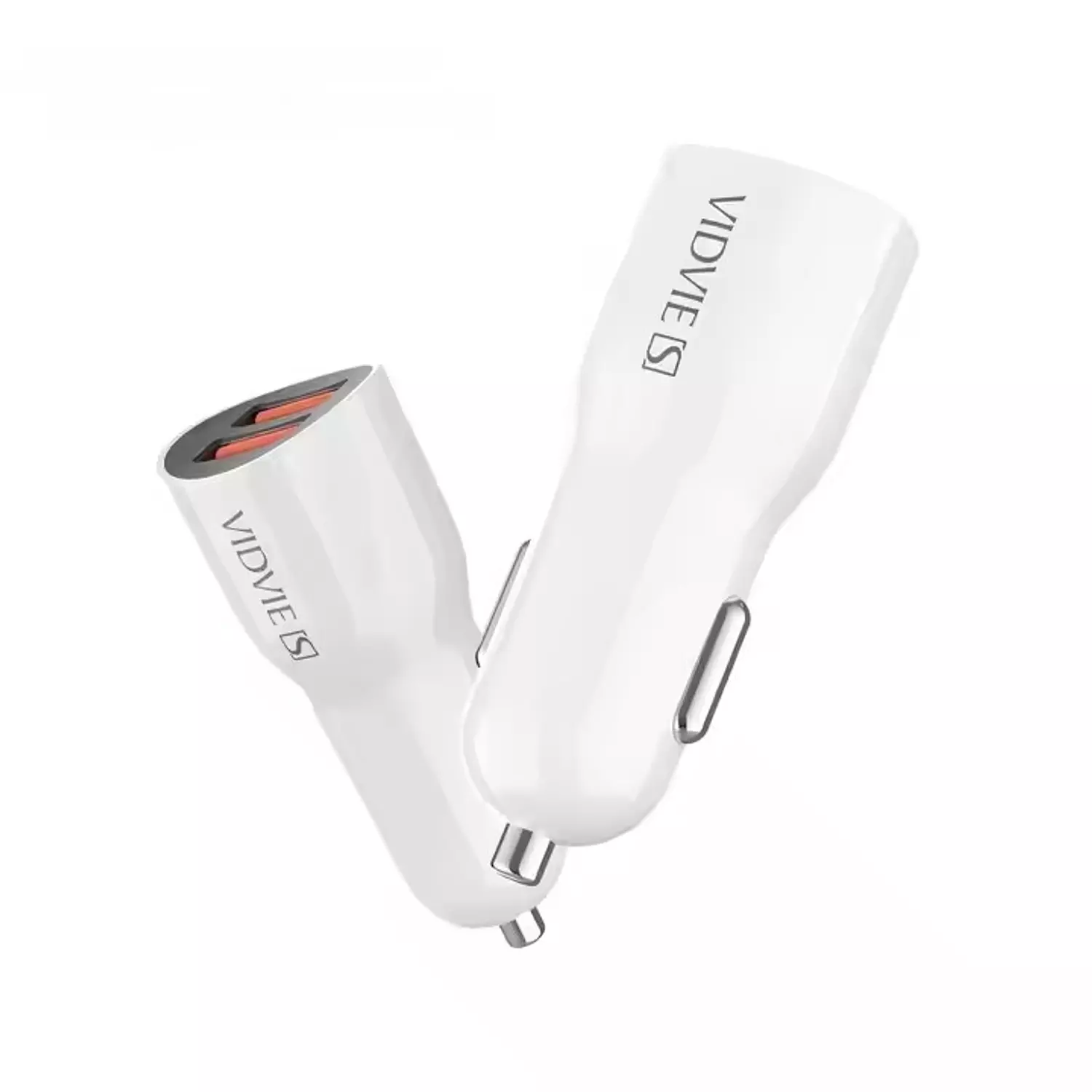 VIDVIE CC02 Dual USB Car Charger – Compact Design with Safe & Fast Charging 2