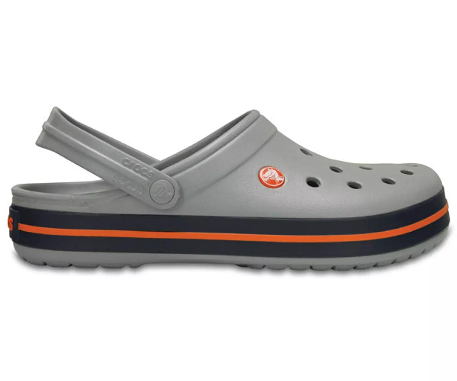 Crocs Crocband Gray x Orange  image