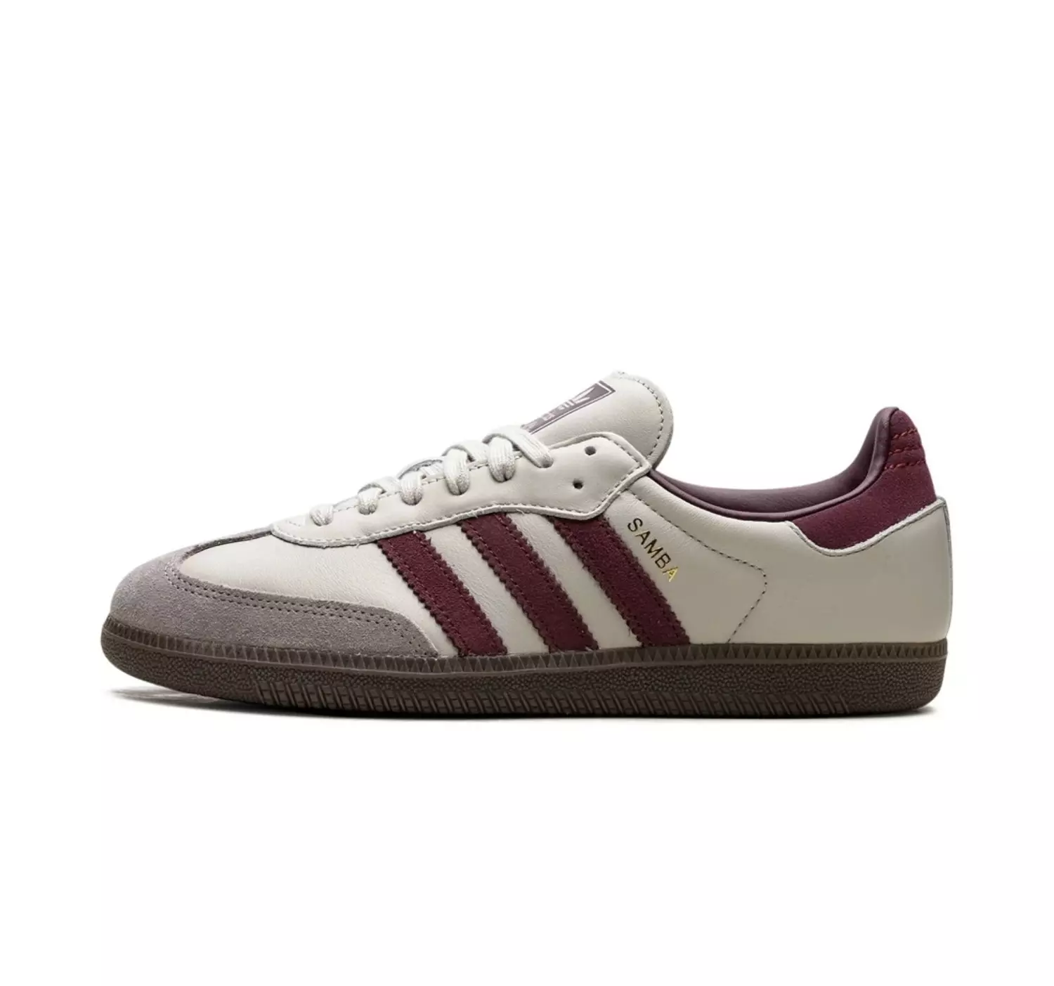 Samba OG 'Putty Grey Maroon' 1