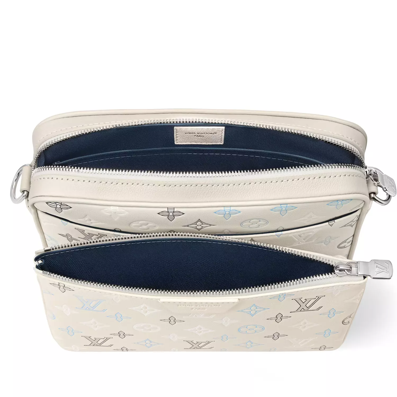 Louis Vuitton Trio Messenger bag made from white Monogram 5