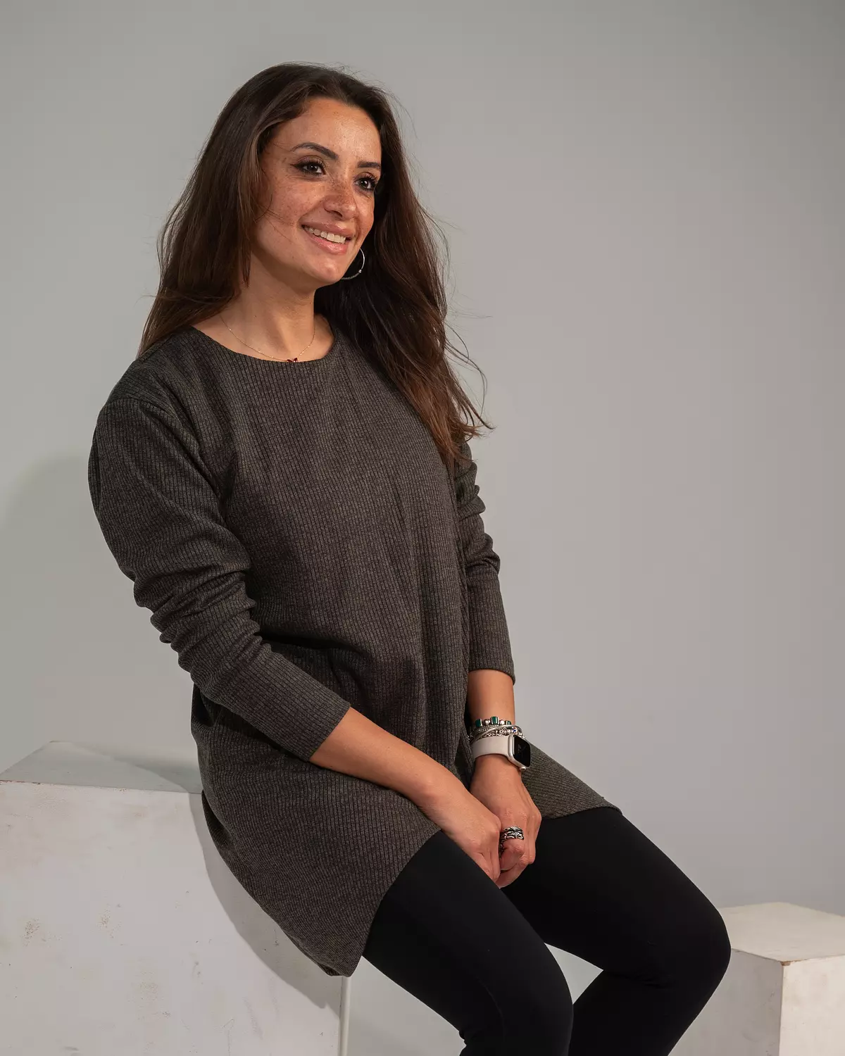 Cross Flow Tunic Olive image