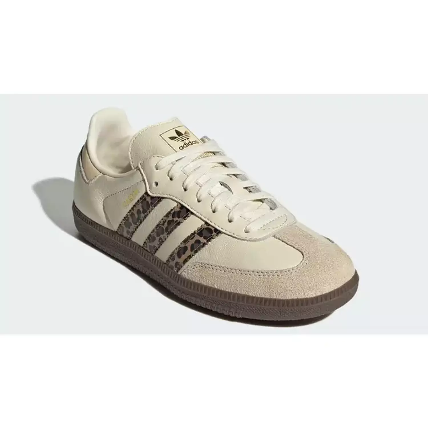 adidas Samba OG GS Leopard Cream White 1