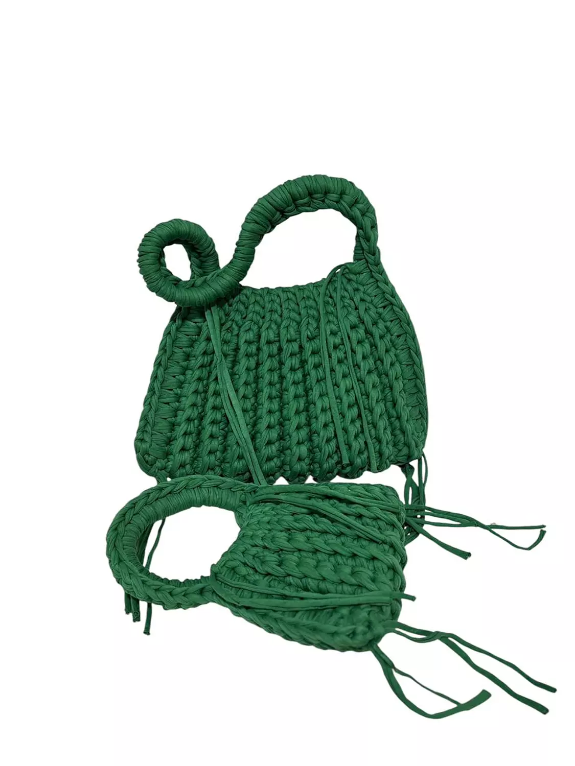 Crochet Bag - Green Size - S hover image
