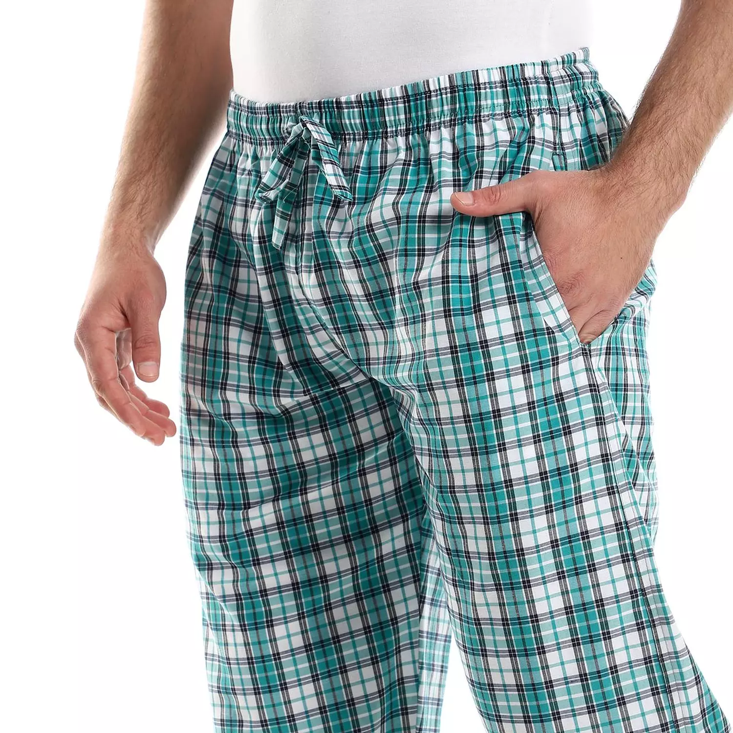 Shorto Pajama Pants - Green - 4042 3
