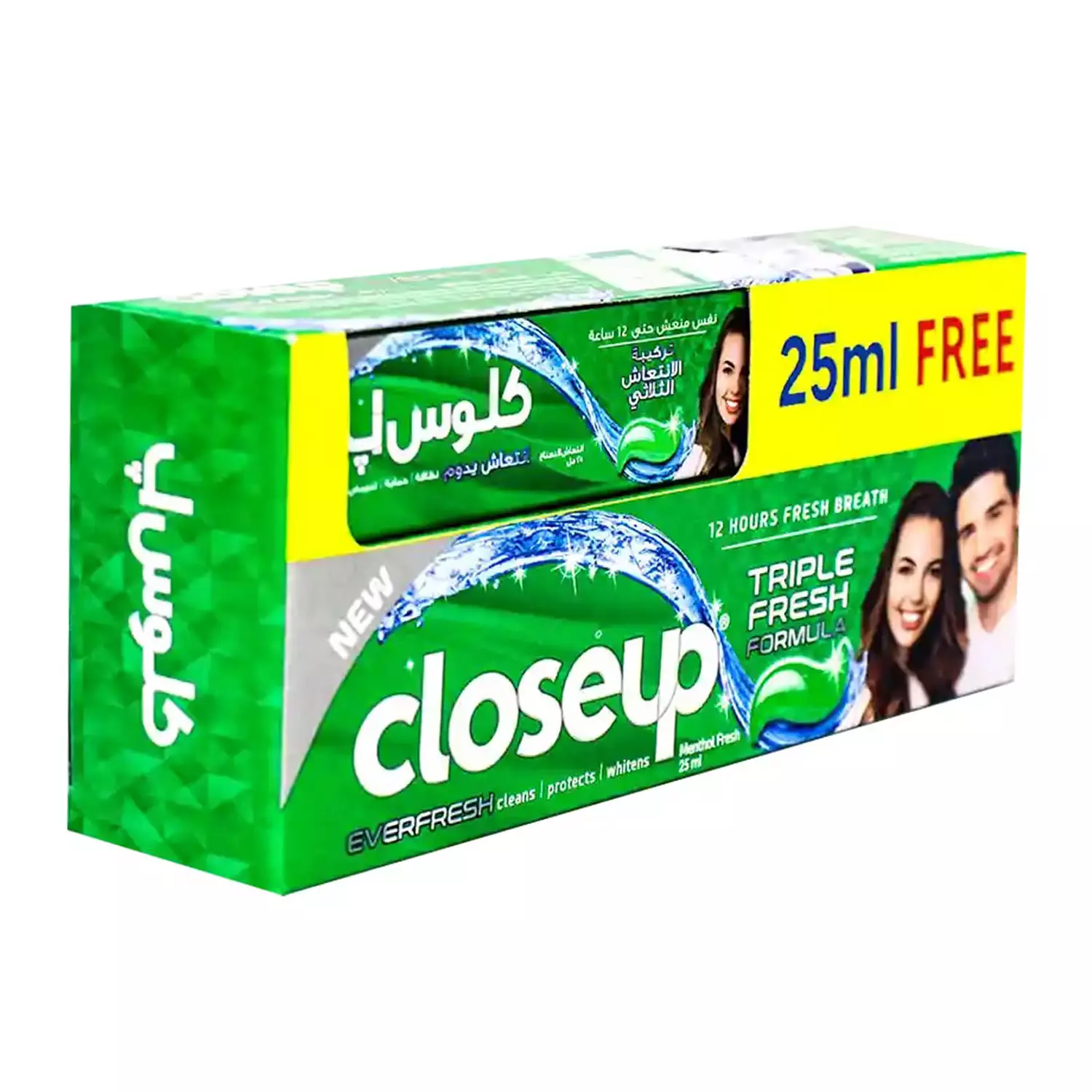 Close Up Menthol Fresh Toothpaste - 100 ml + 25 ml FREE  image