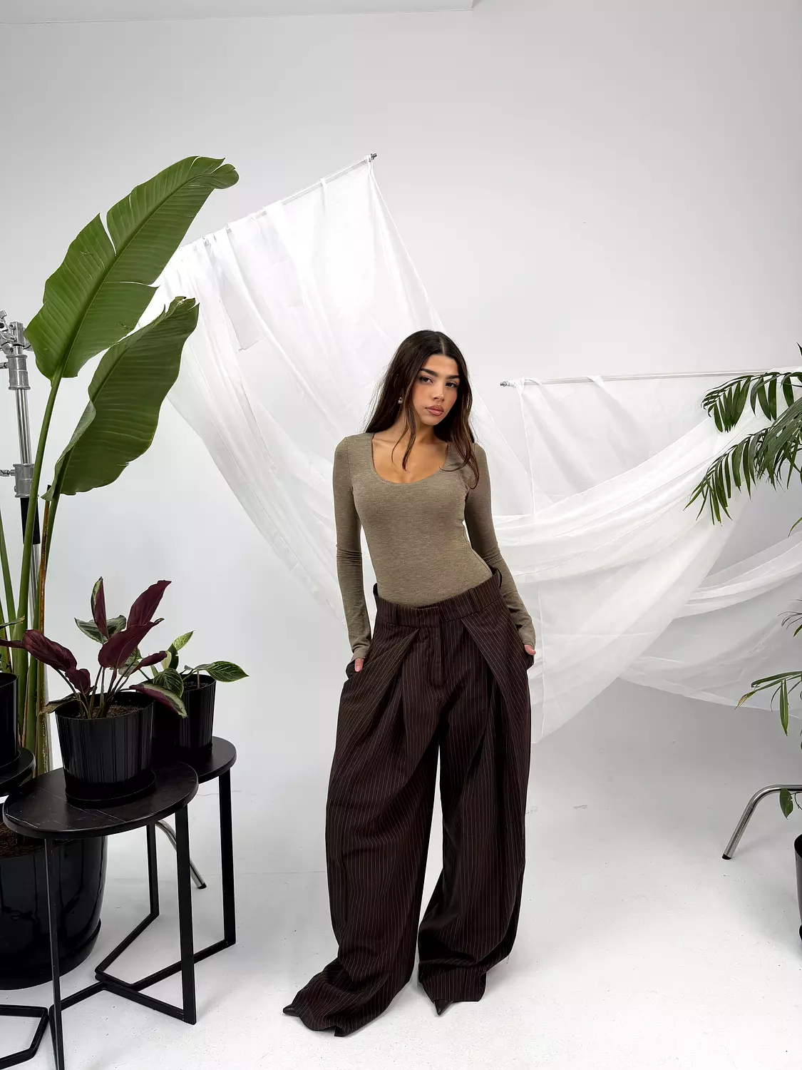 Stripped Tailored Pants image