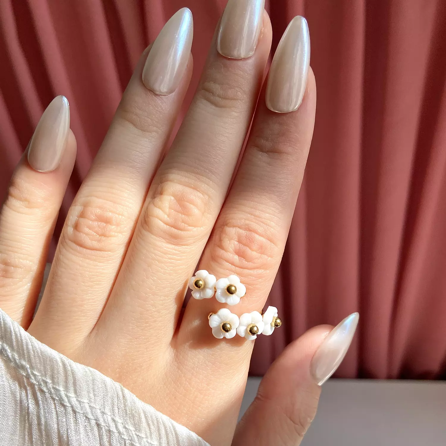  Daisy stainless steel Ring🌼 2