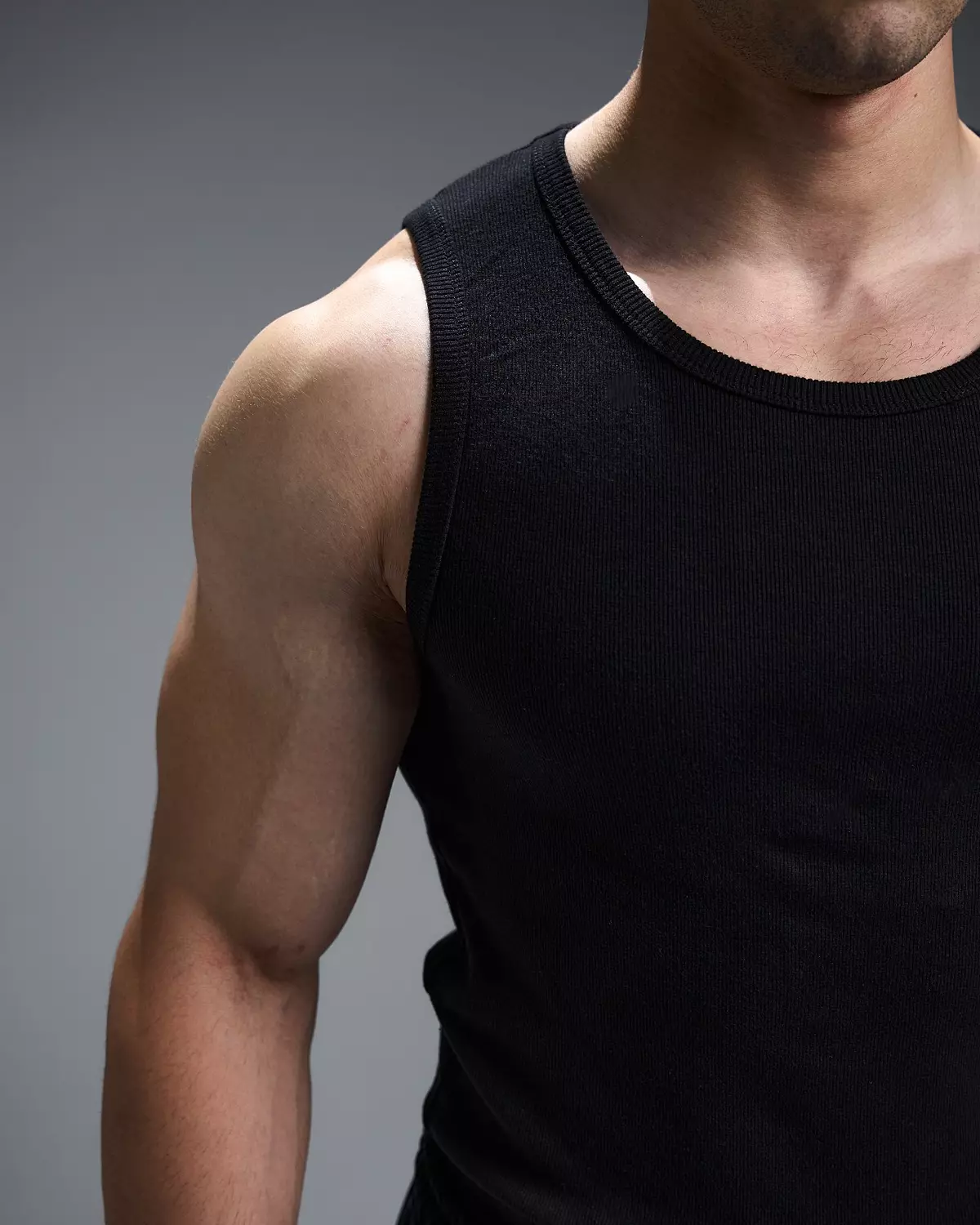 RIBBED TANKS - black 11