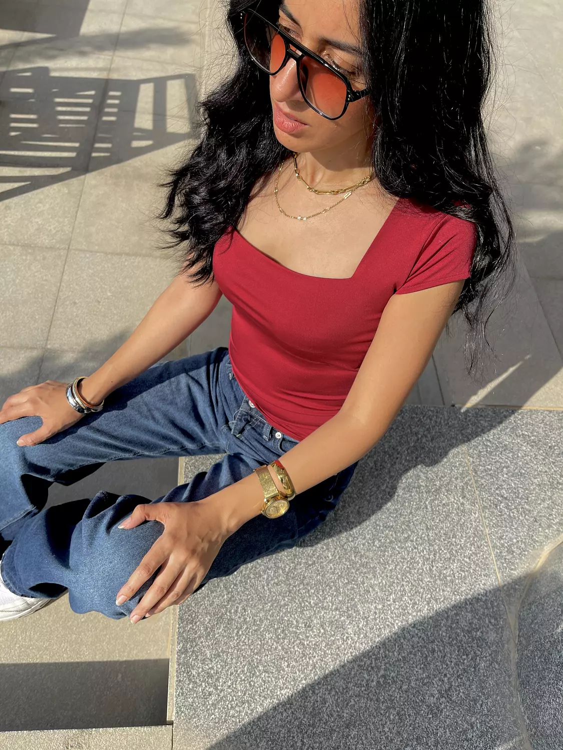 Half Sleeves Basic Top 1