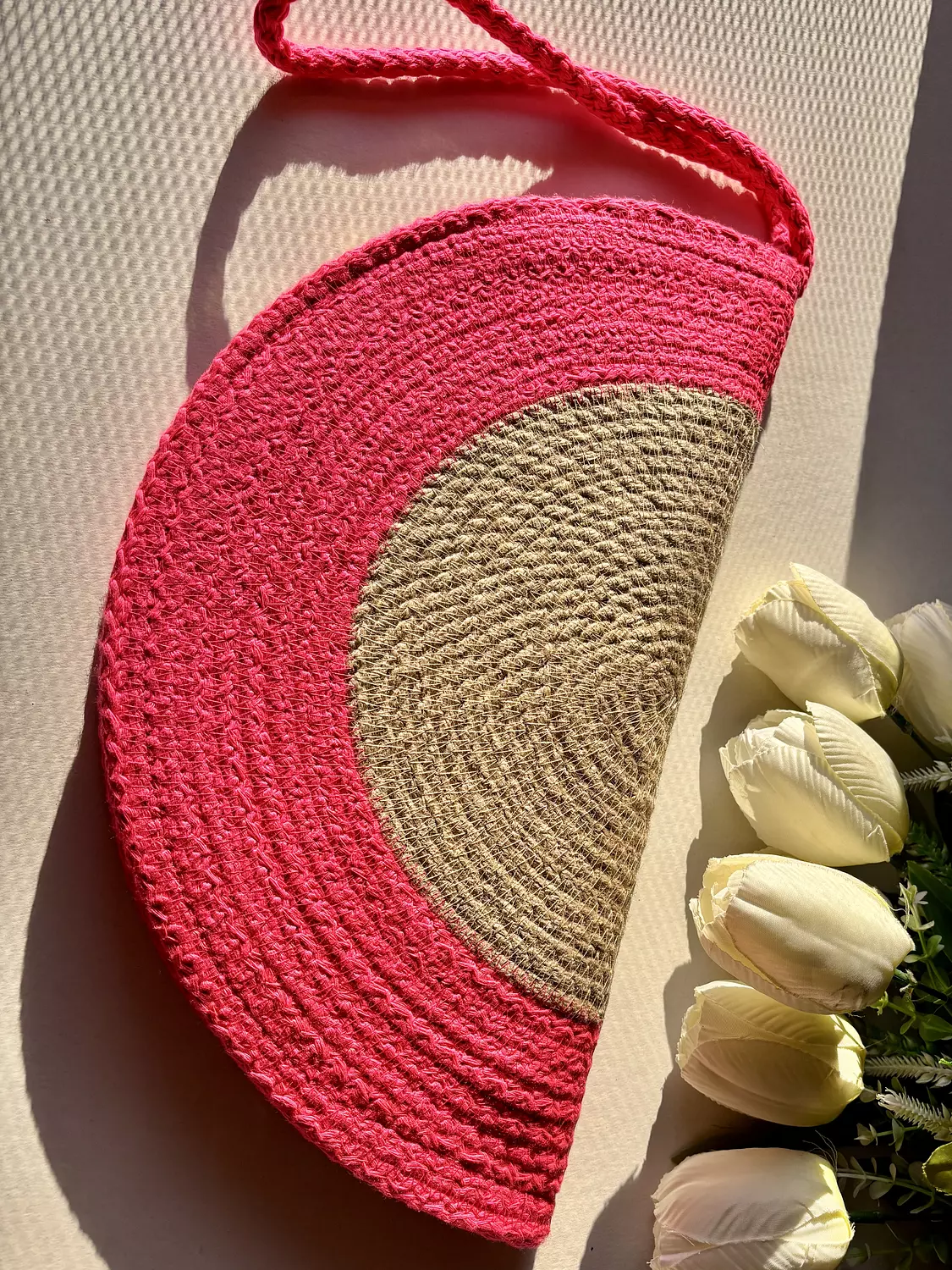 Hot pink clutch image