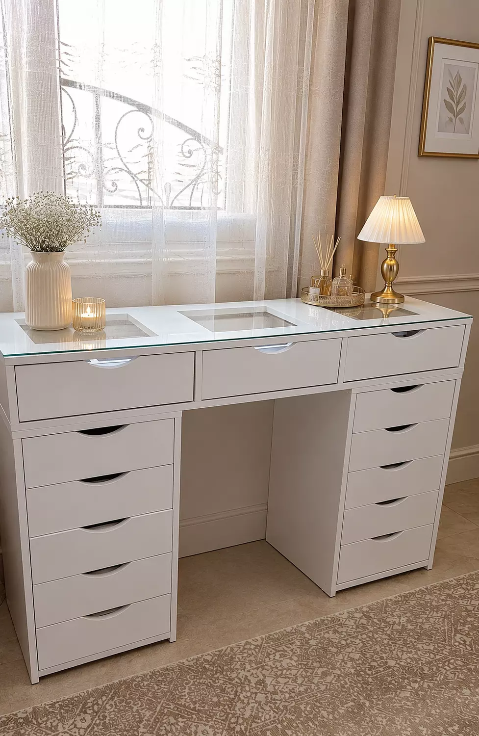 Vanity without mirror image