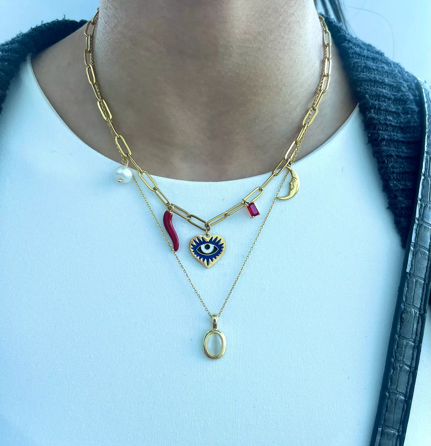 The cool charm necklace  image