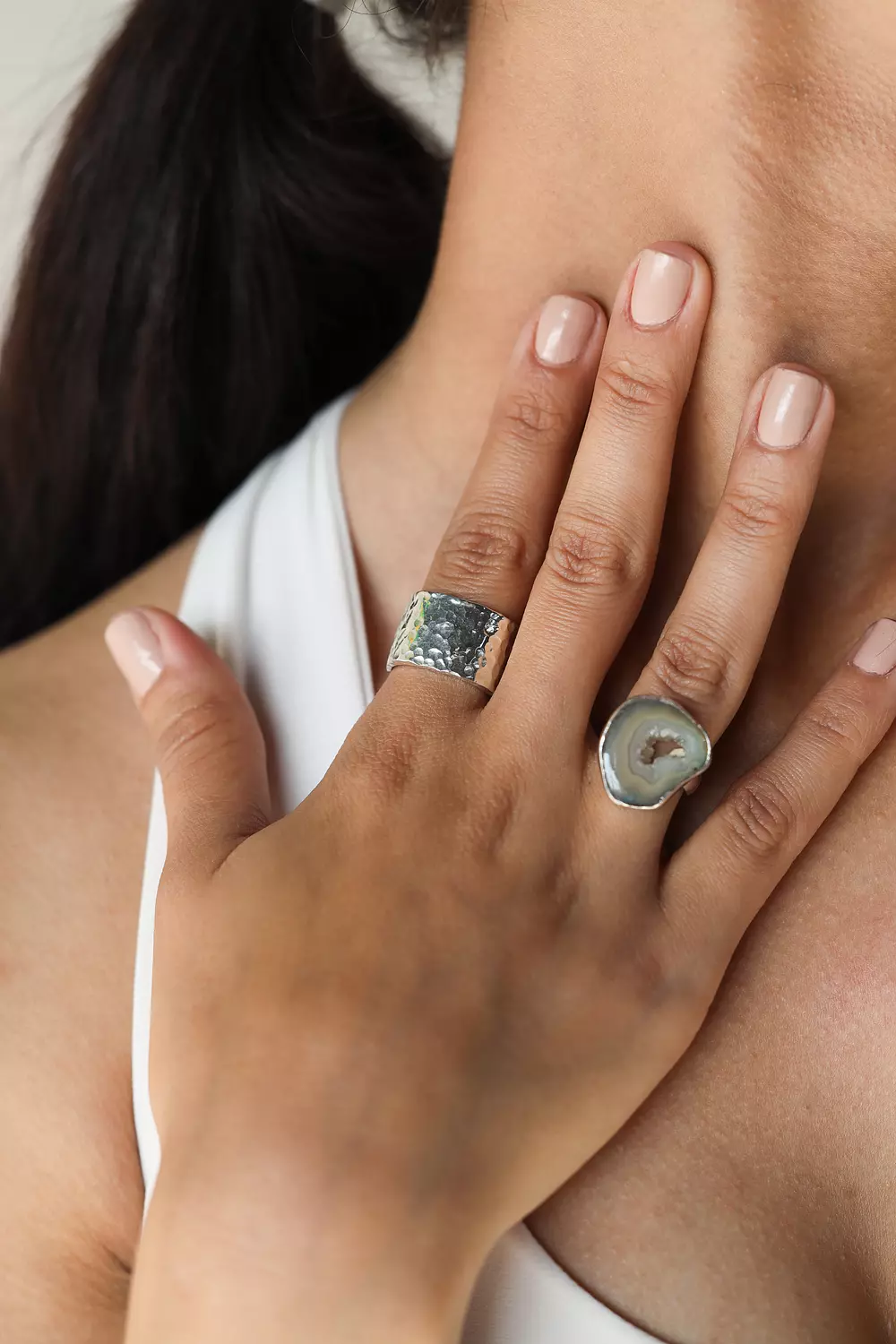 Hammered ring image