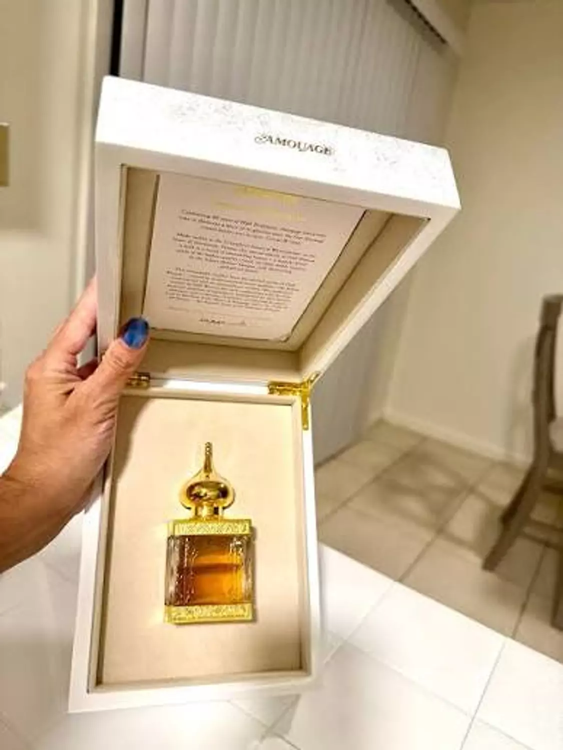 Amouage crystal and gold 2