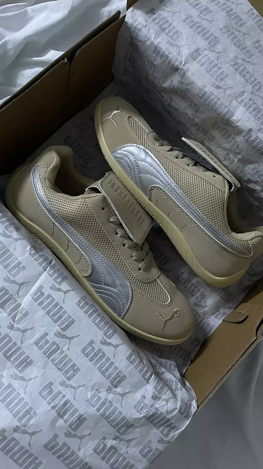 Puma SpeedCat Beige&Silver  image