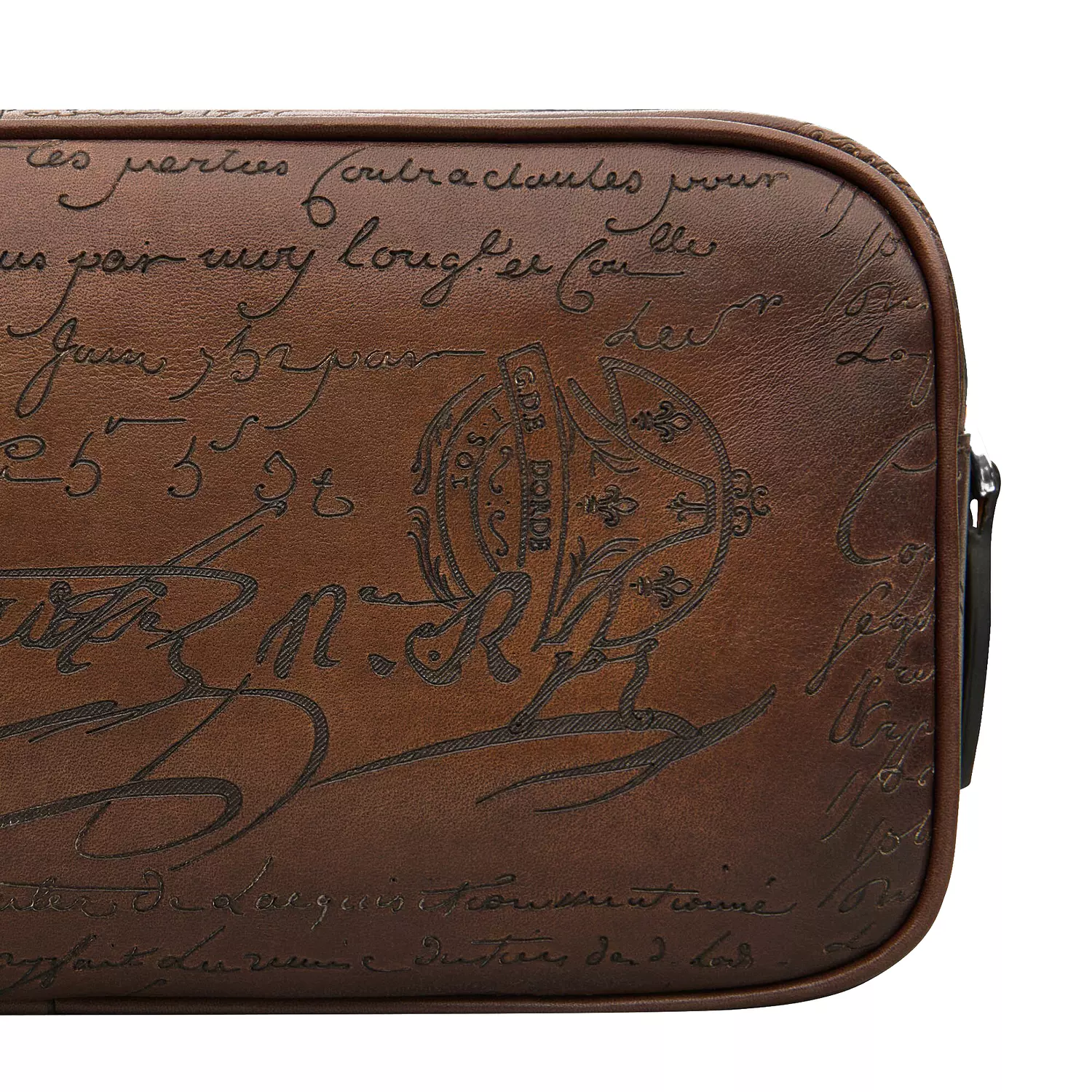 Berluti Formula 1003 Scritto Venezia leather wash bag 4