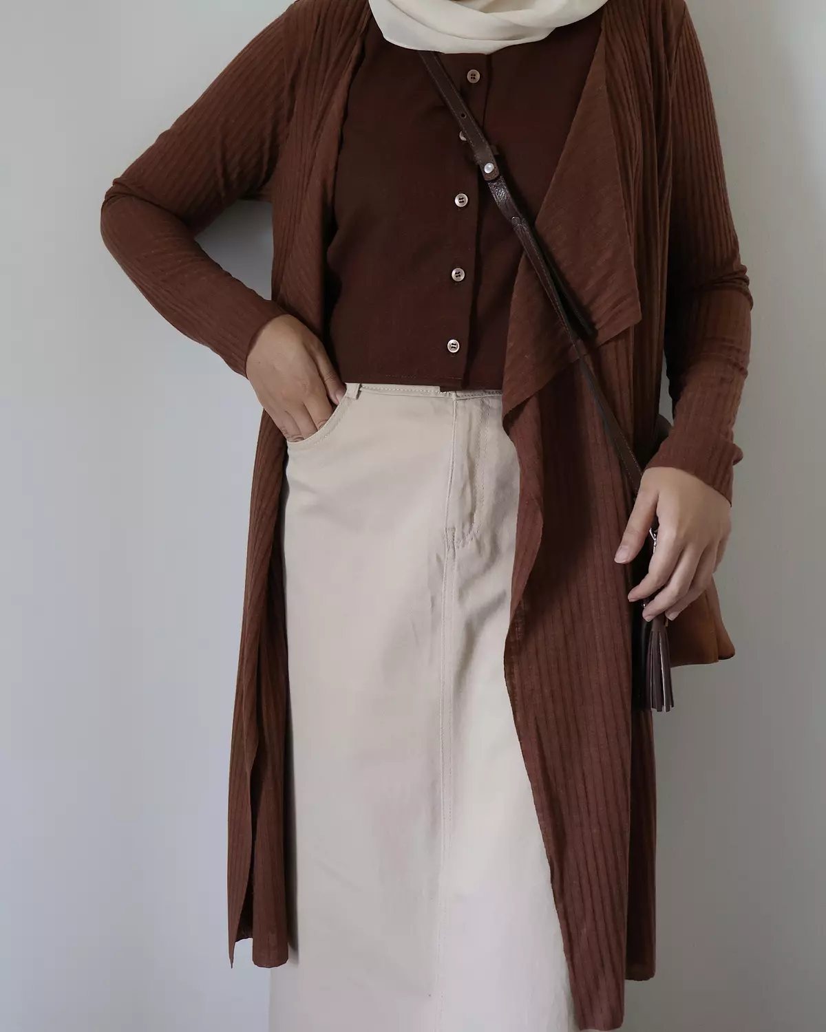 RIB COTTON CARDIGAN 3