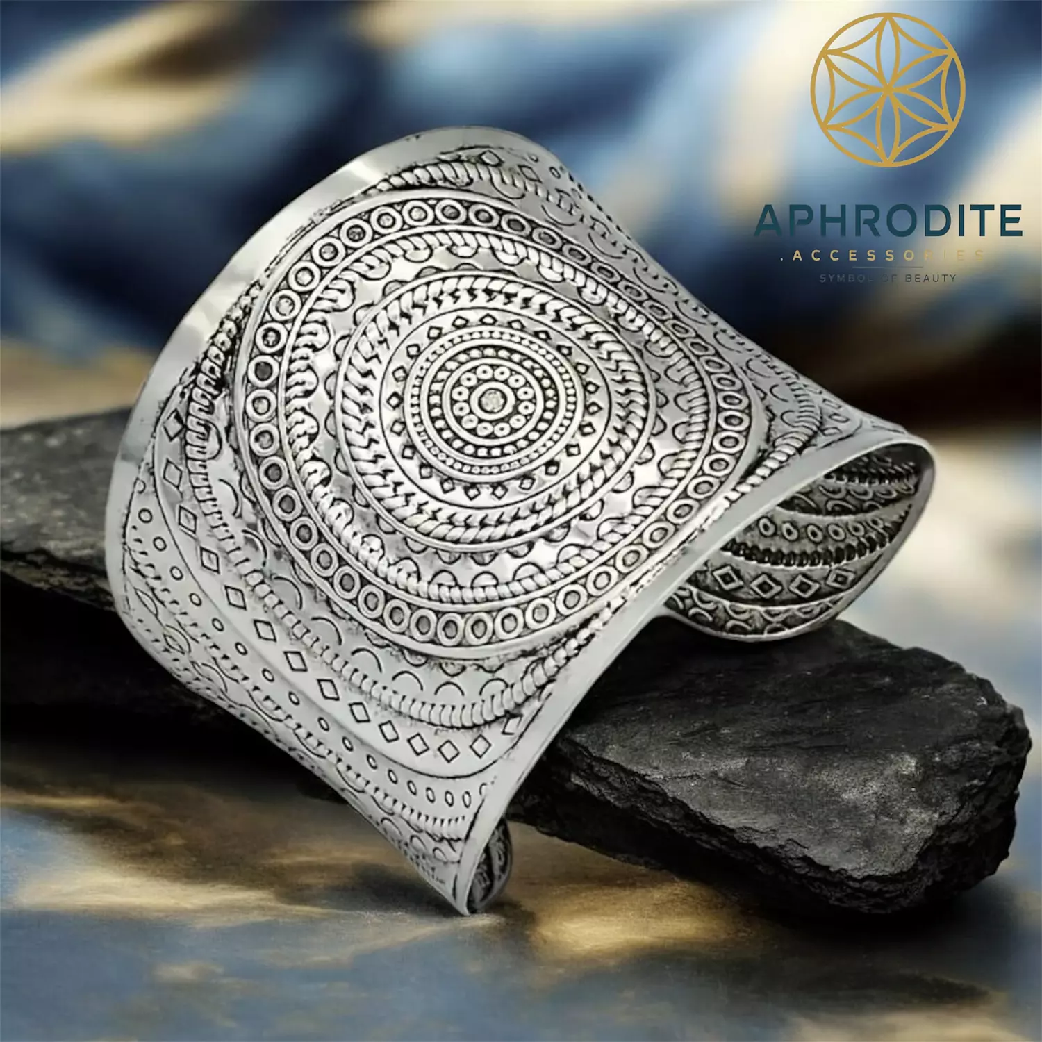 The Mandala Empress Cuff hover image