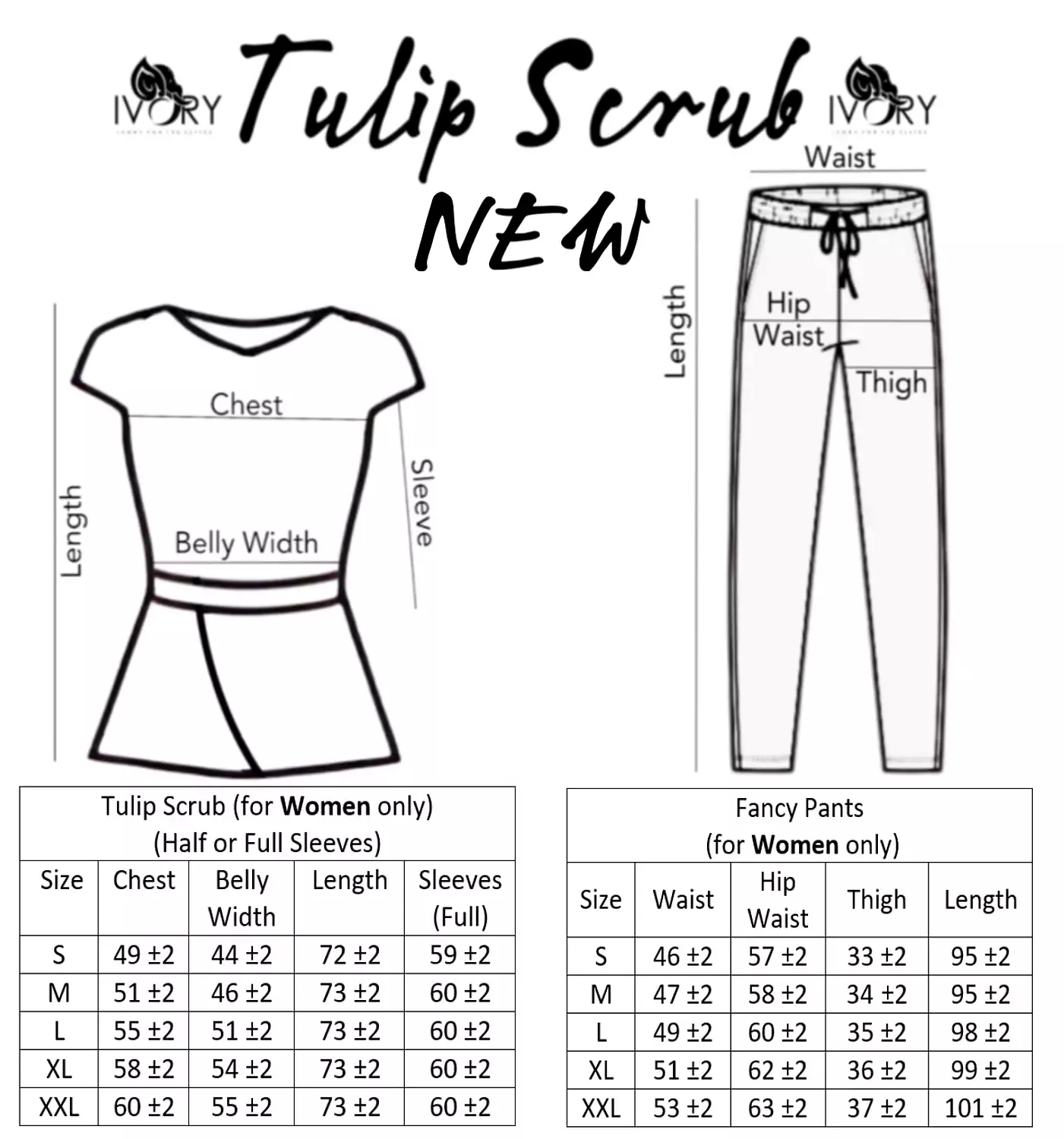 Black Tulip Scrub (Half Sleeves) 8