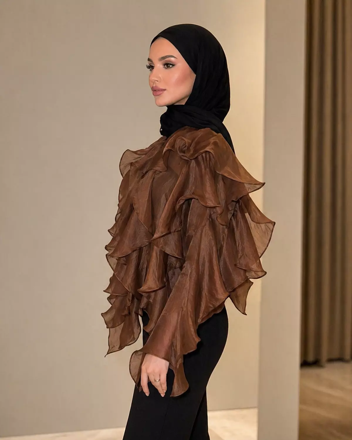 Brownie Ruffle Blouse hover image