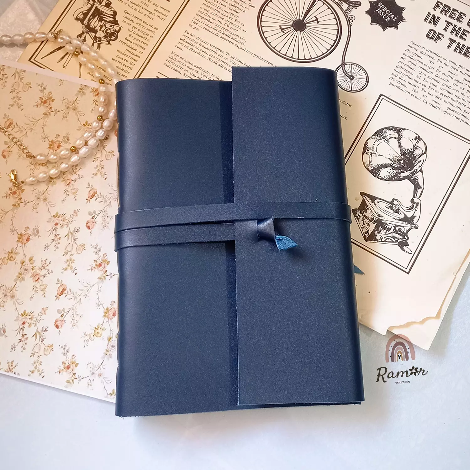 planner notebook A5 ribbon lock  image