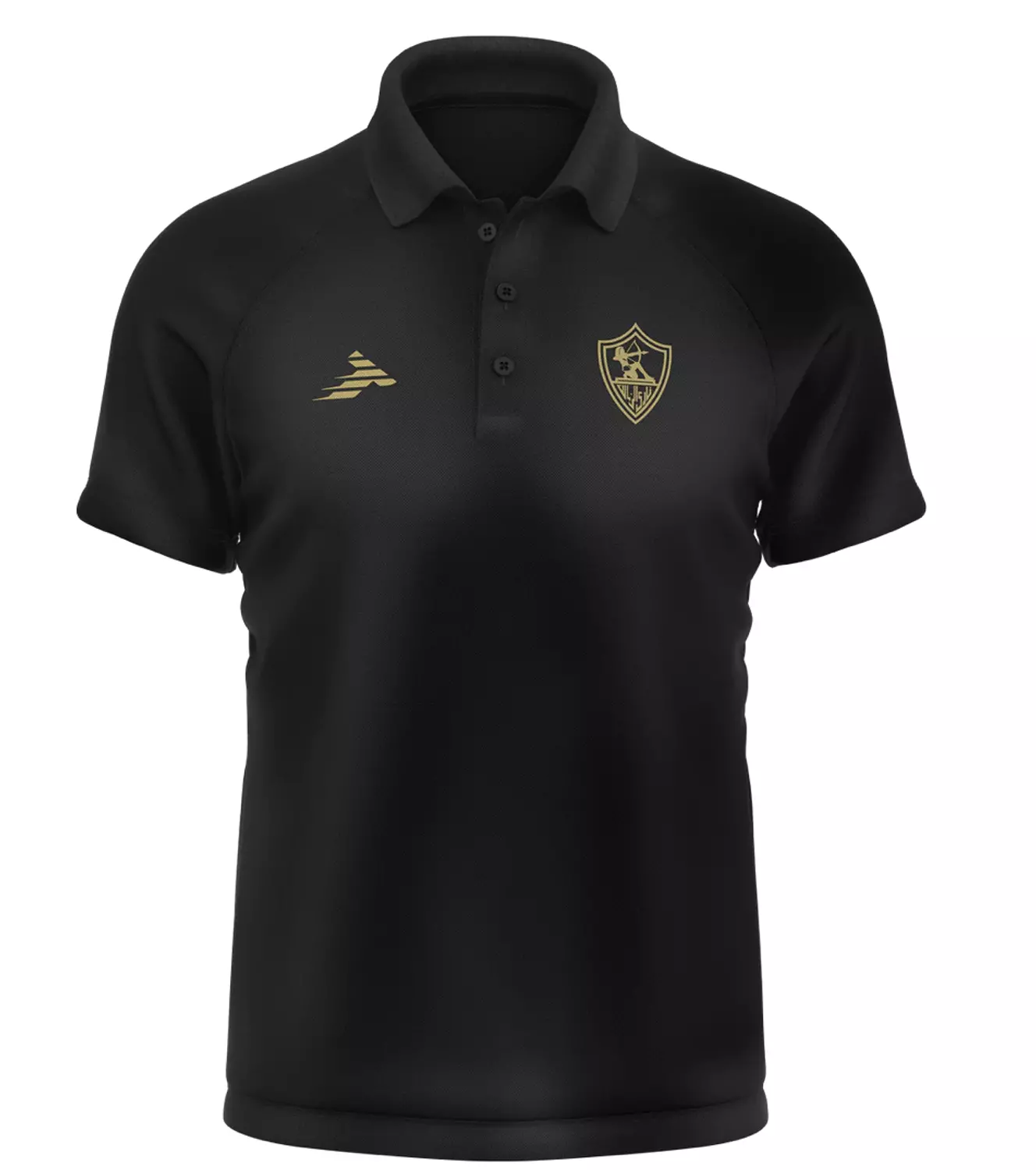 Zamalek Black polo Cotton T-Shirt