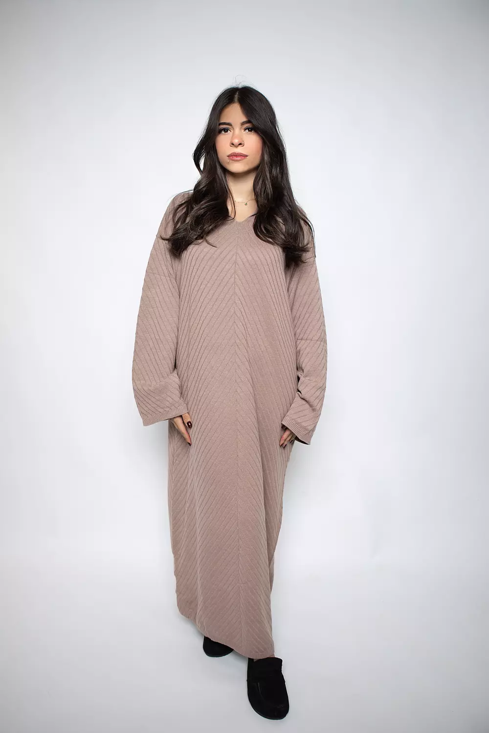 Soft Knit Collar Dress image