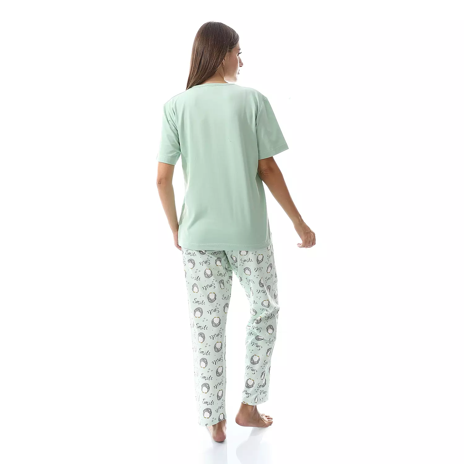 Women Smile Pj - 2475 - Green - 1 3