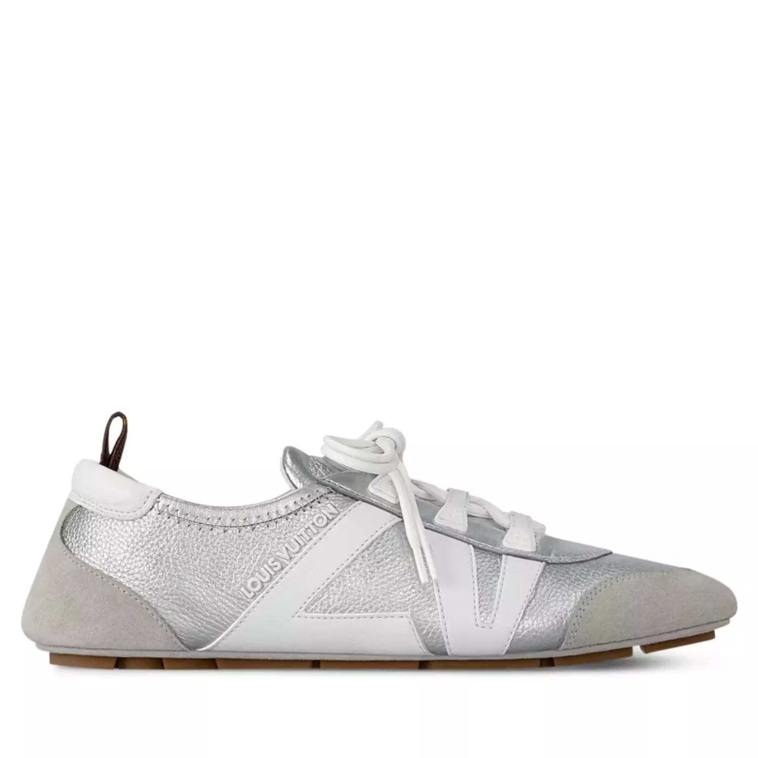 Louis Vuitton LV Sneakerina Metallic grained calf leather image