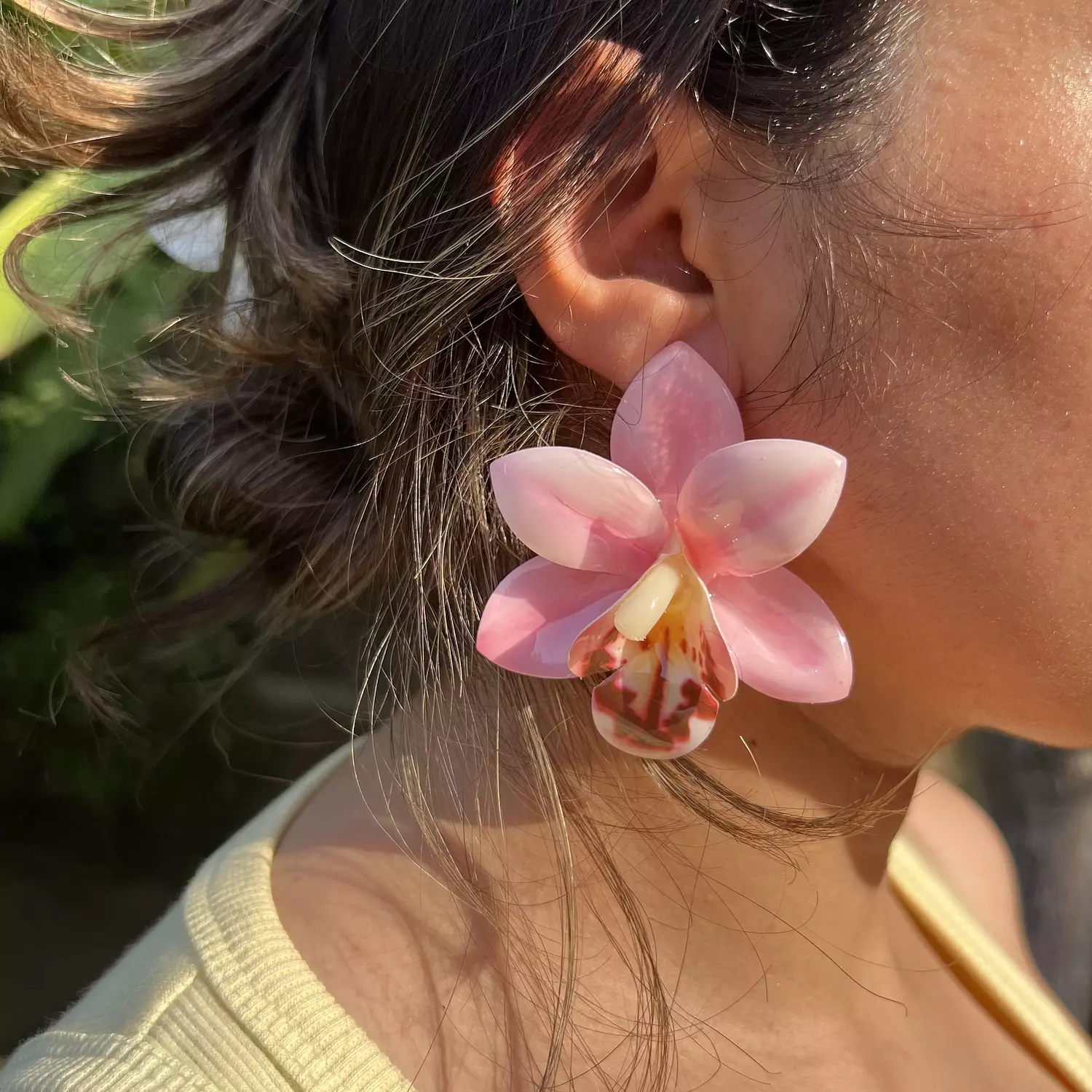 Pink Lilly Earrings  image