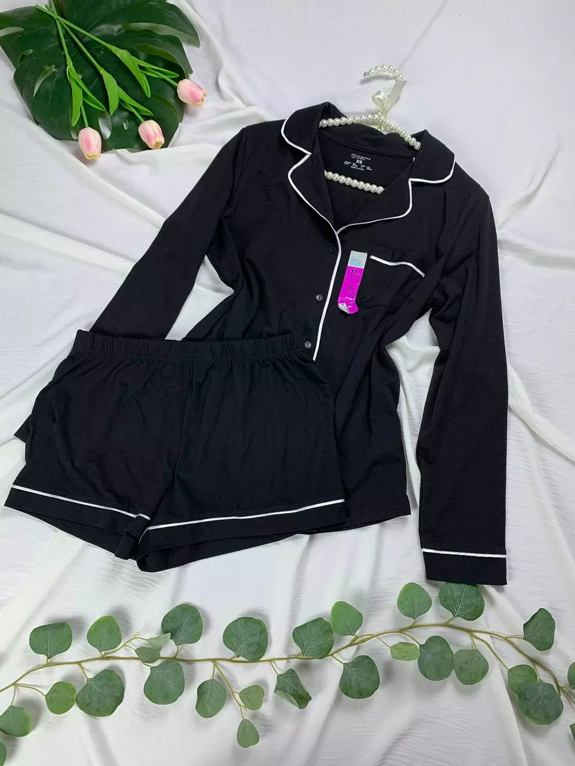 Hot short boyfriend pj set from primark xs image