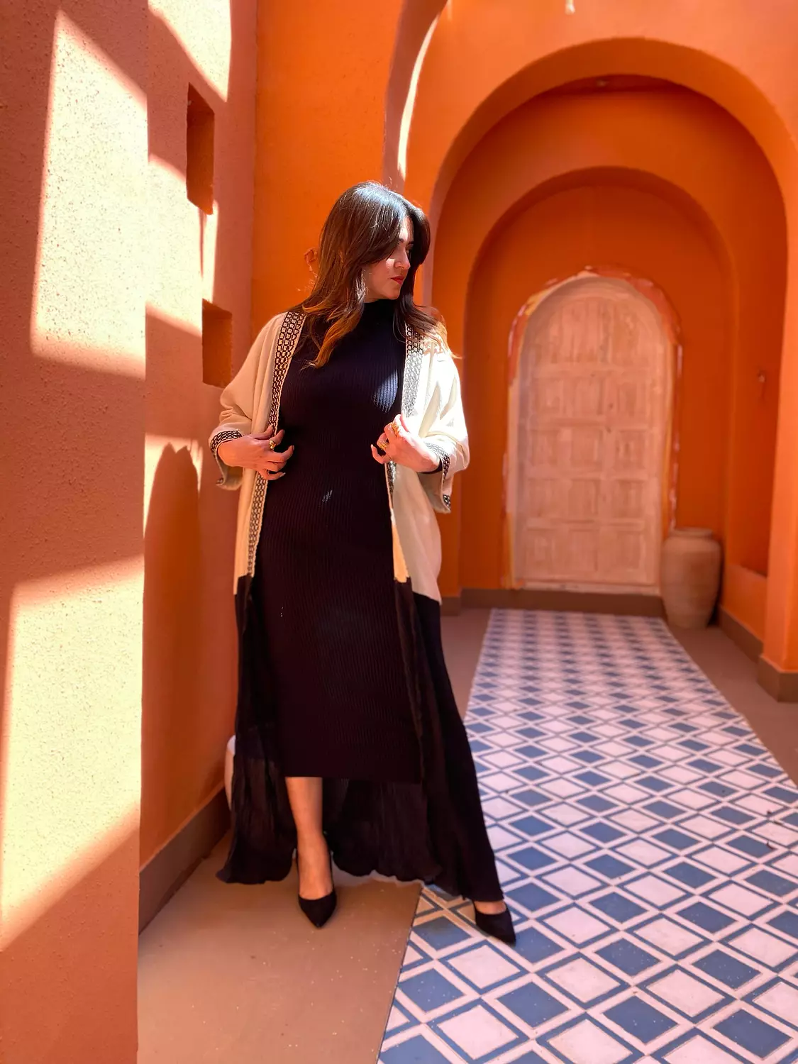 Arabesque Embroidered Kaftan image