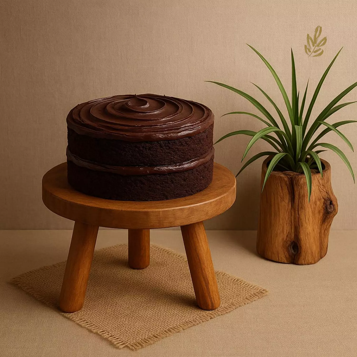 Log Cake Stand 1