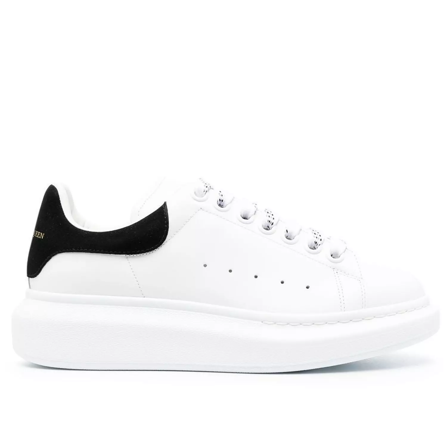 Alexander McQueen Wmns Oversized Sneaker 'White Black' 2019 image