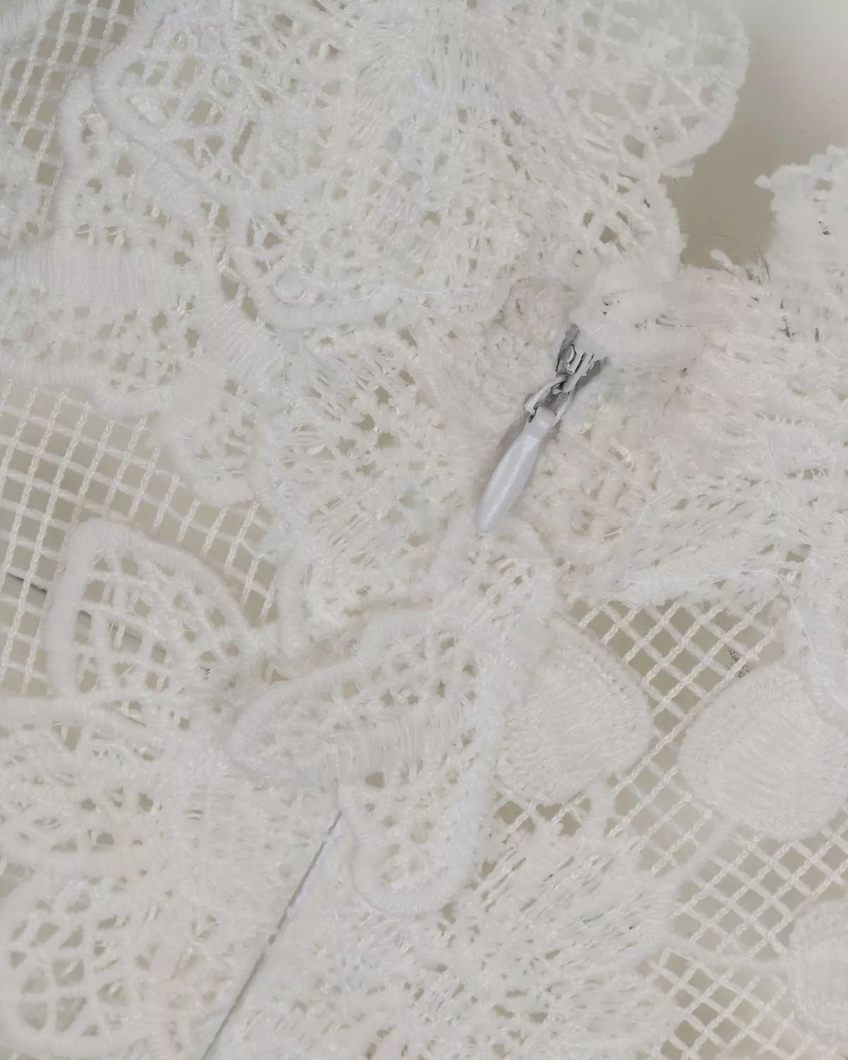 Dreamy Floral White Net Dress 5