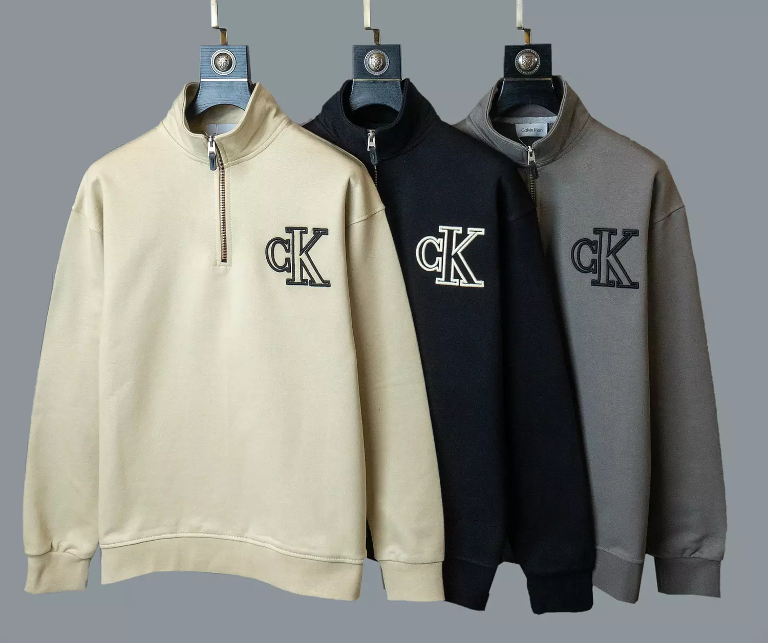 CALVIN KLEIN QUARTER ZIPPER HOODIE \ 1639 8