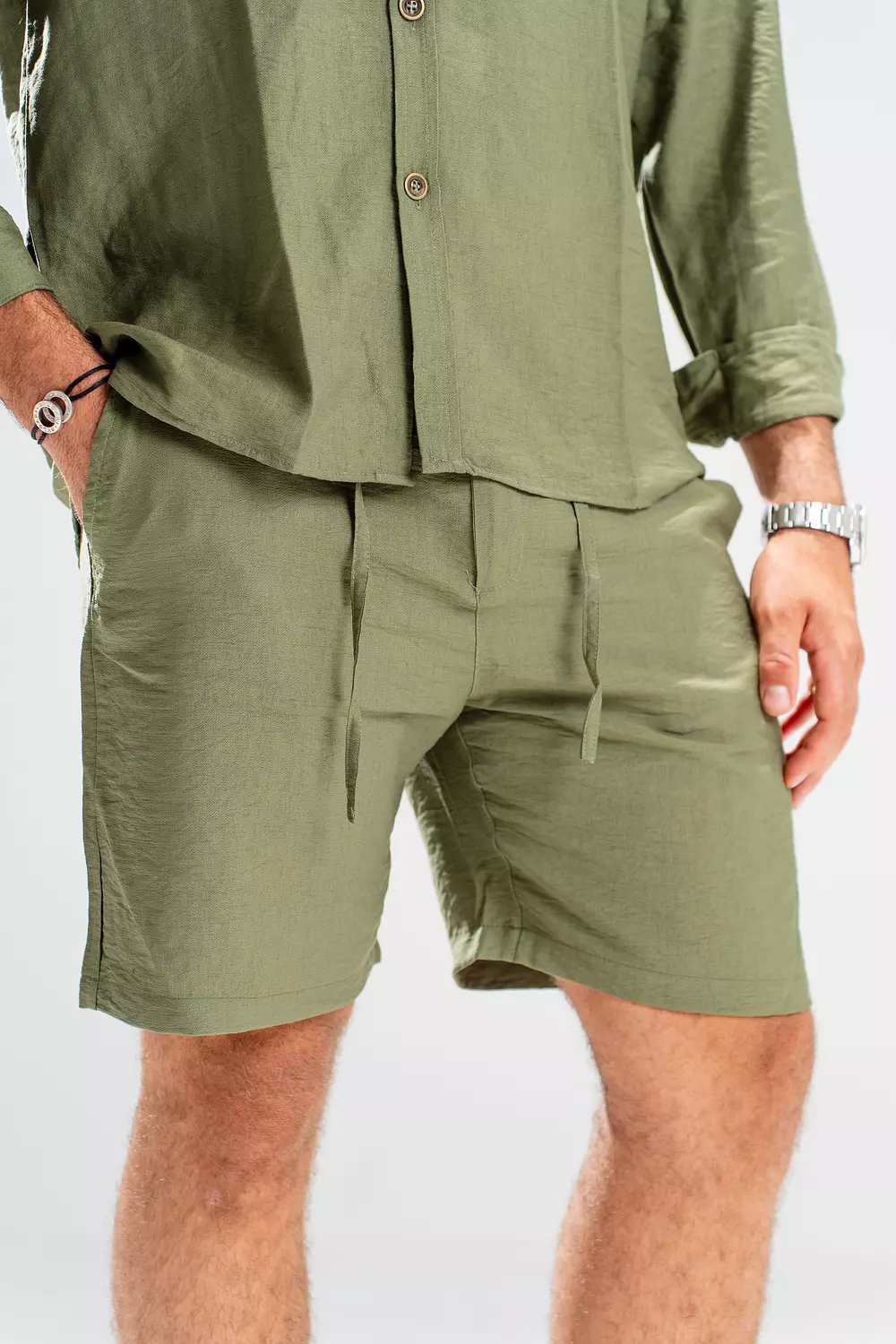 Unisex Linen Shorts 6