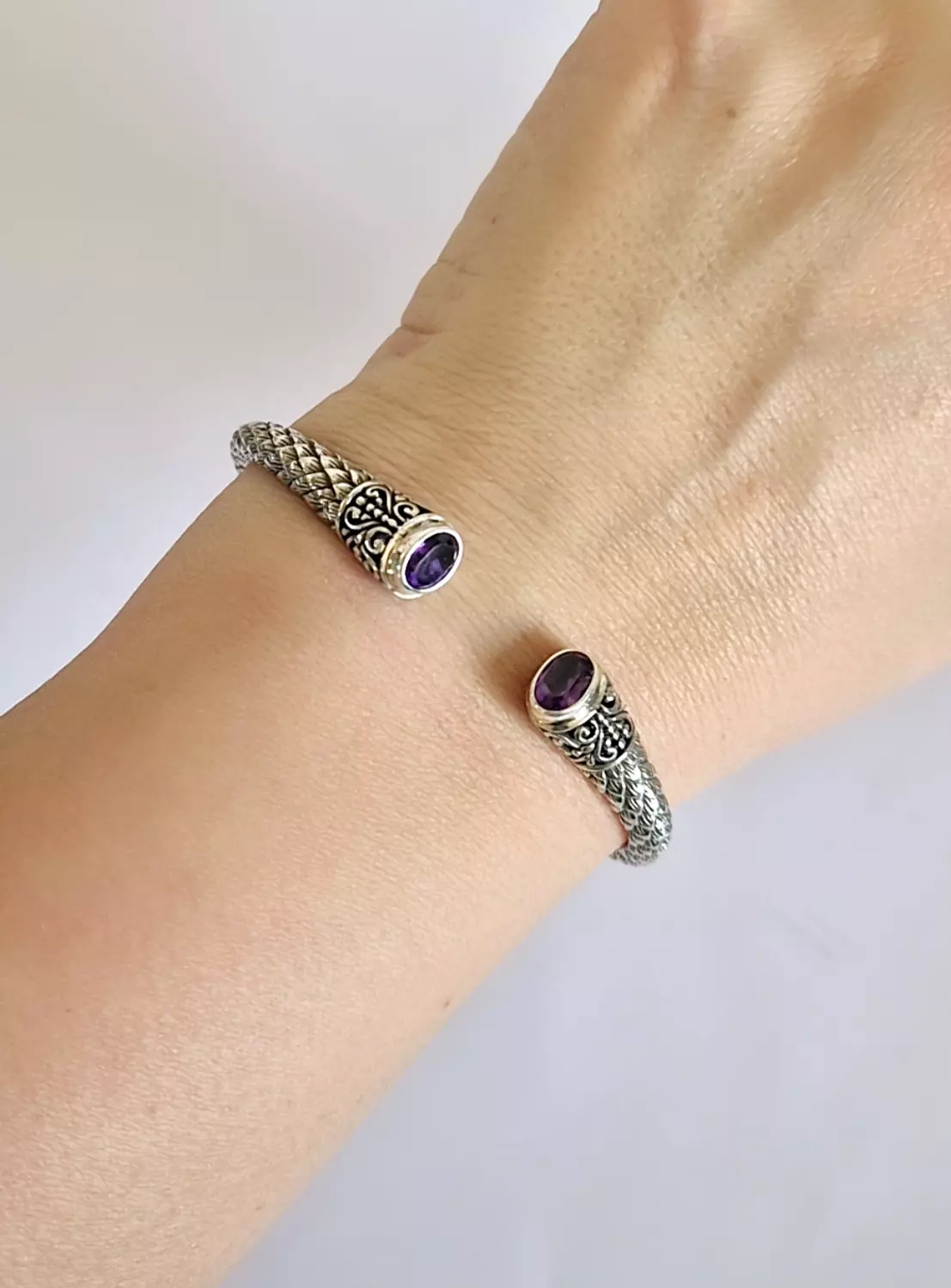 Amethyst bangle image