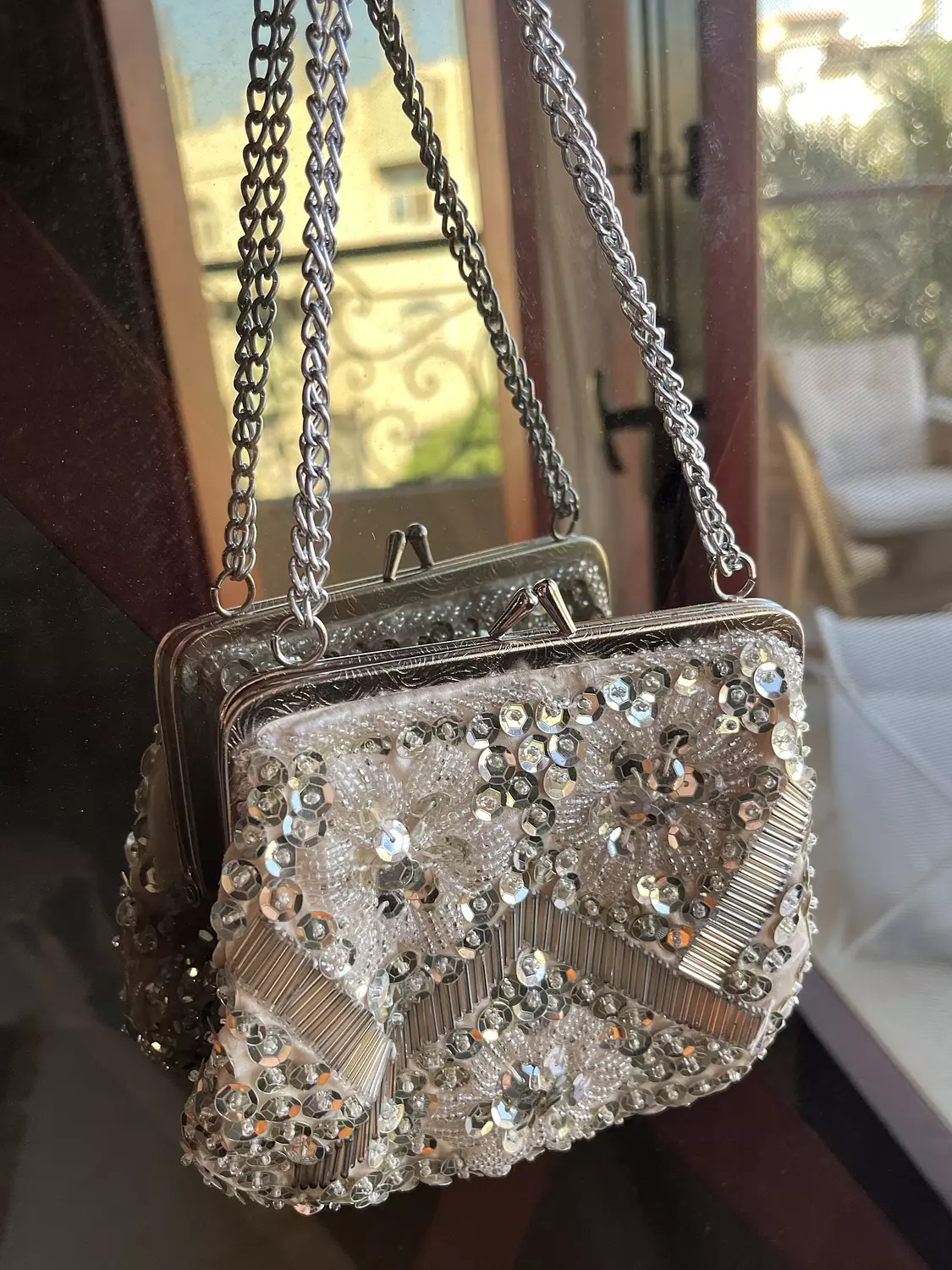 Mini handmade purse hover image