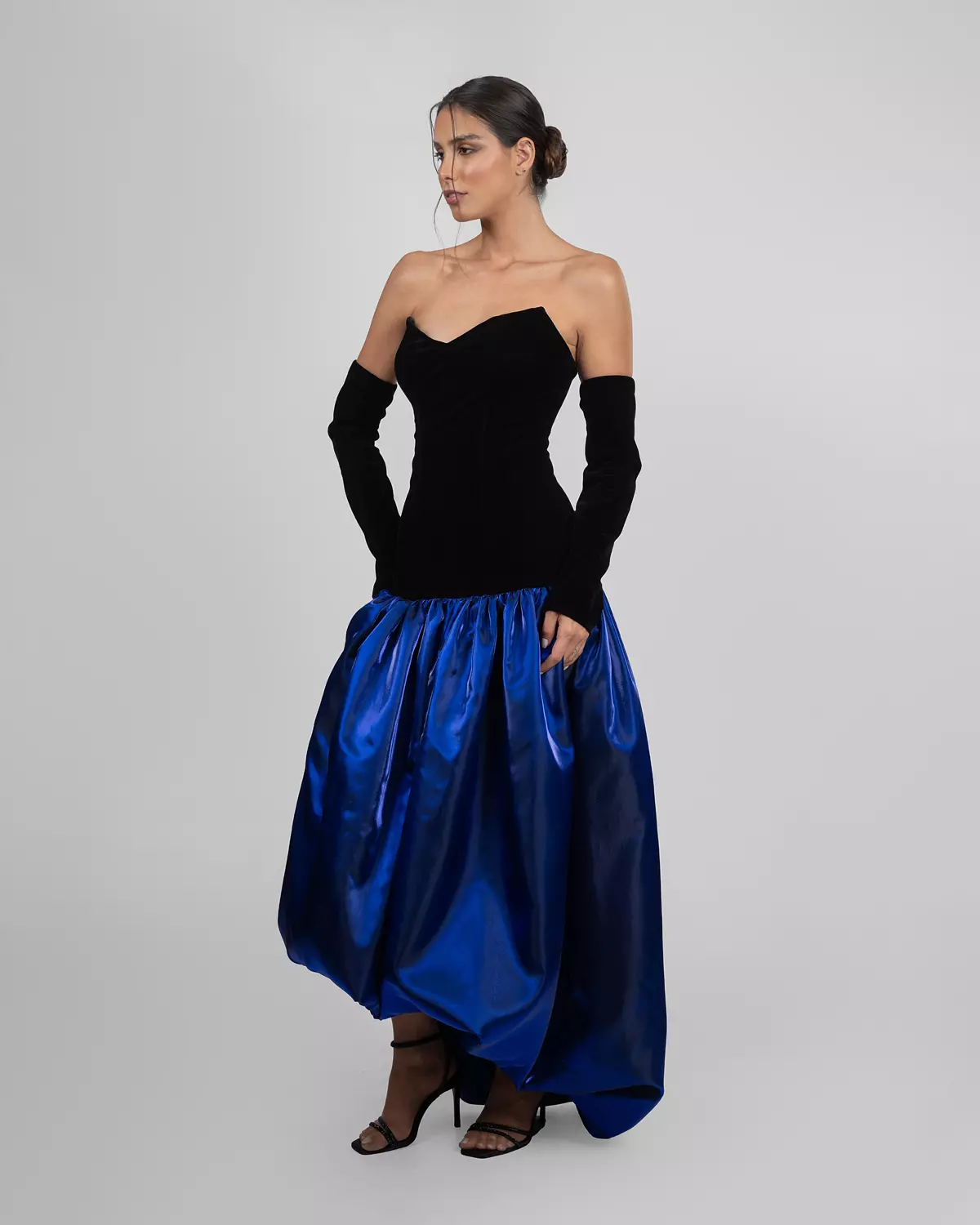 Midnight Royal Semi-Couture Dress 6
