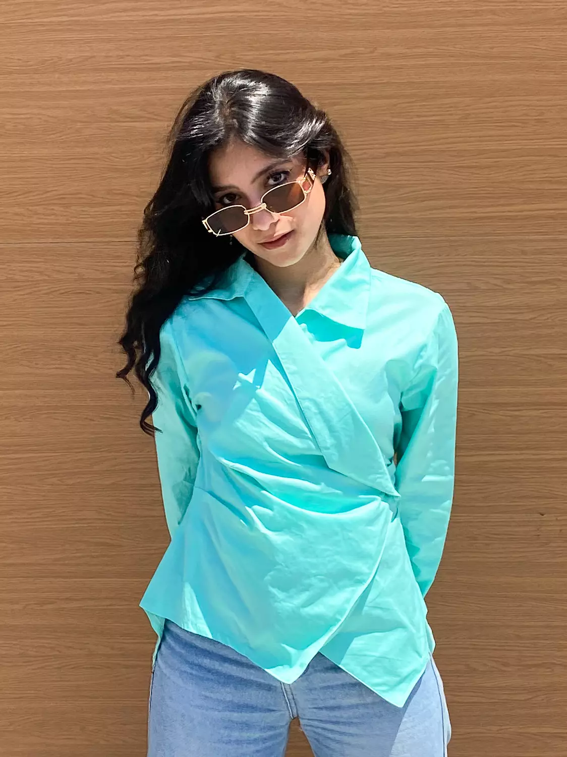 Veya Blouse Mint Green  3