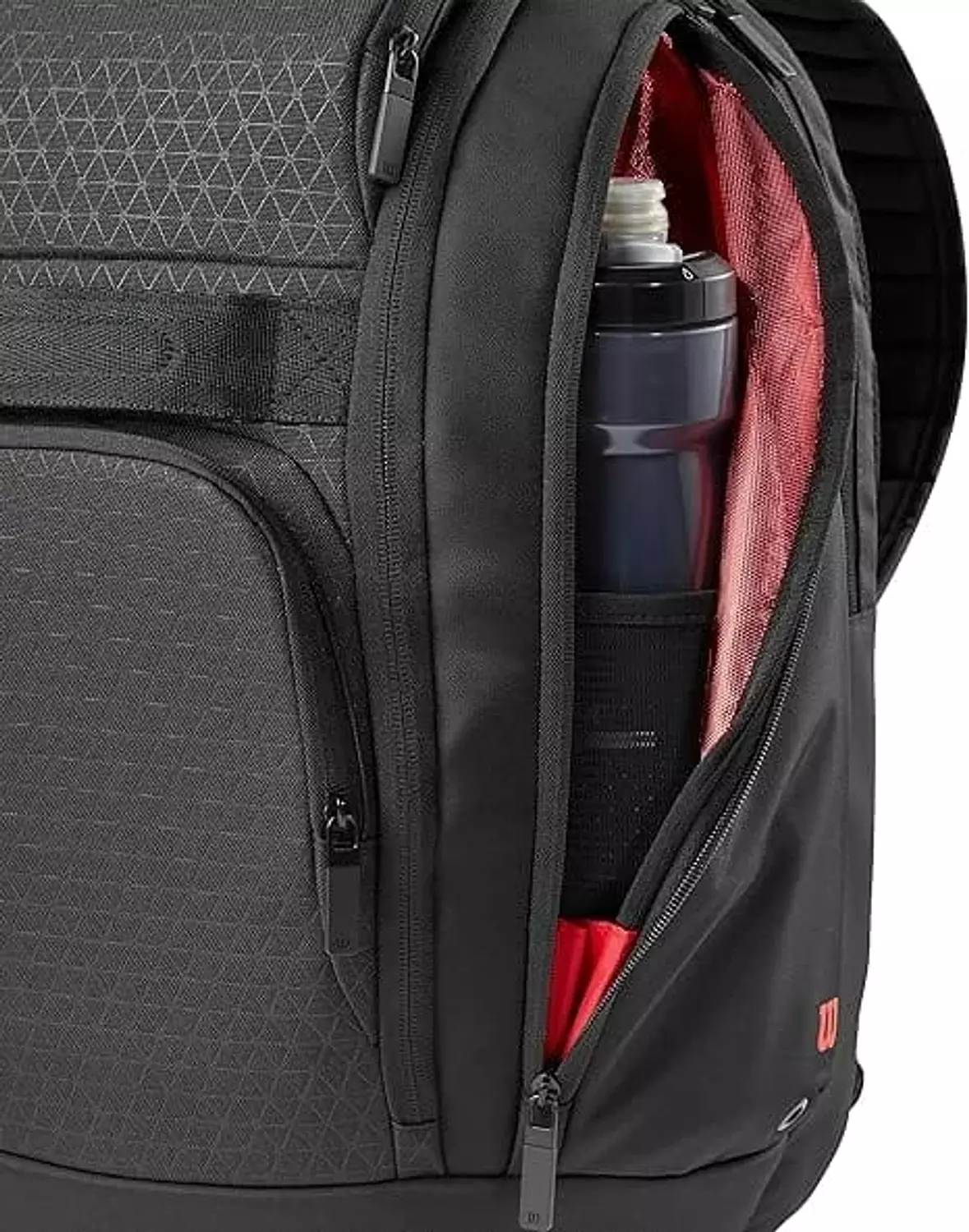 Wilson Clash V3 Backpack - black/Infrared 2025 4