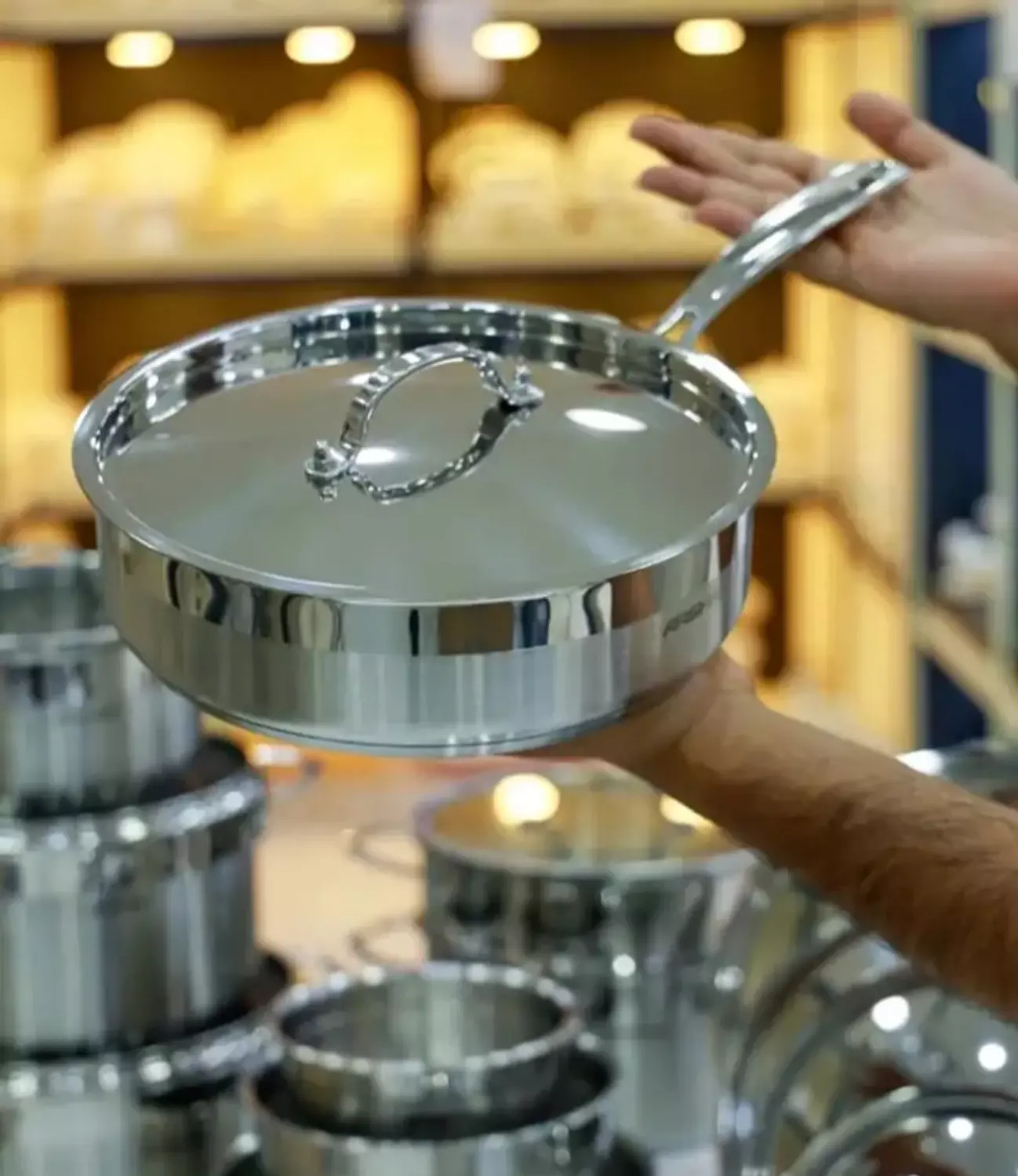 Arshia stainless steel cookware set, 21 pieces 5