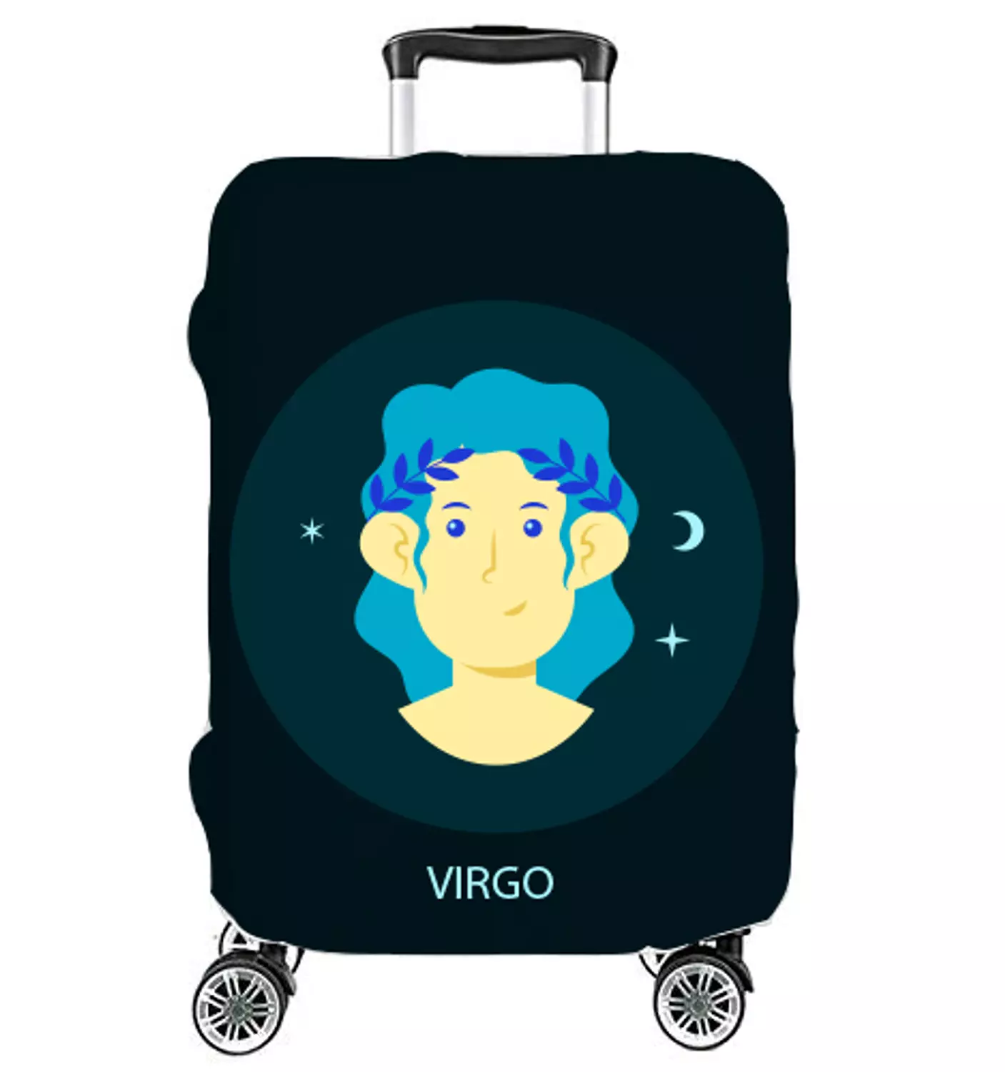 Suitcase Lycra Cover - Virgo - Horoscope image